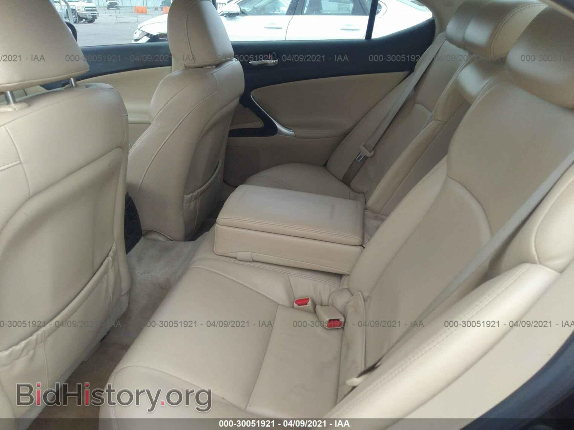 2008 LEXUS IS 250 - VIN: JTHBK262985051386 - Фото 8