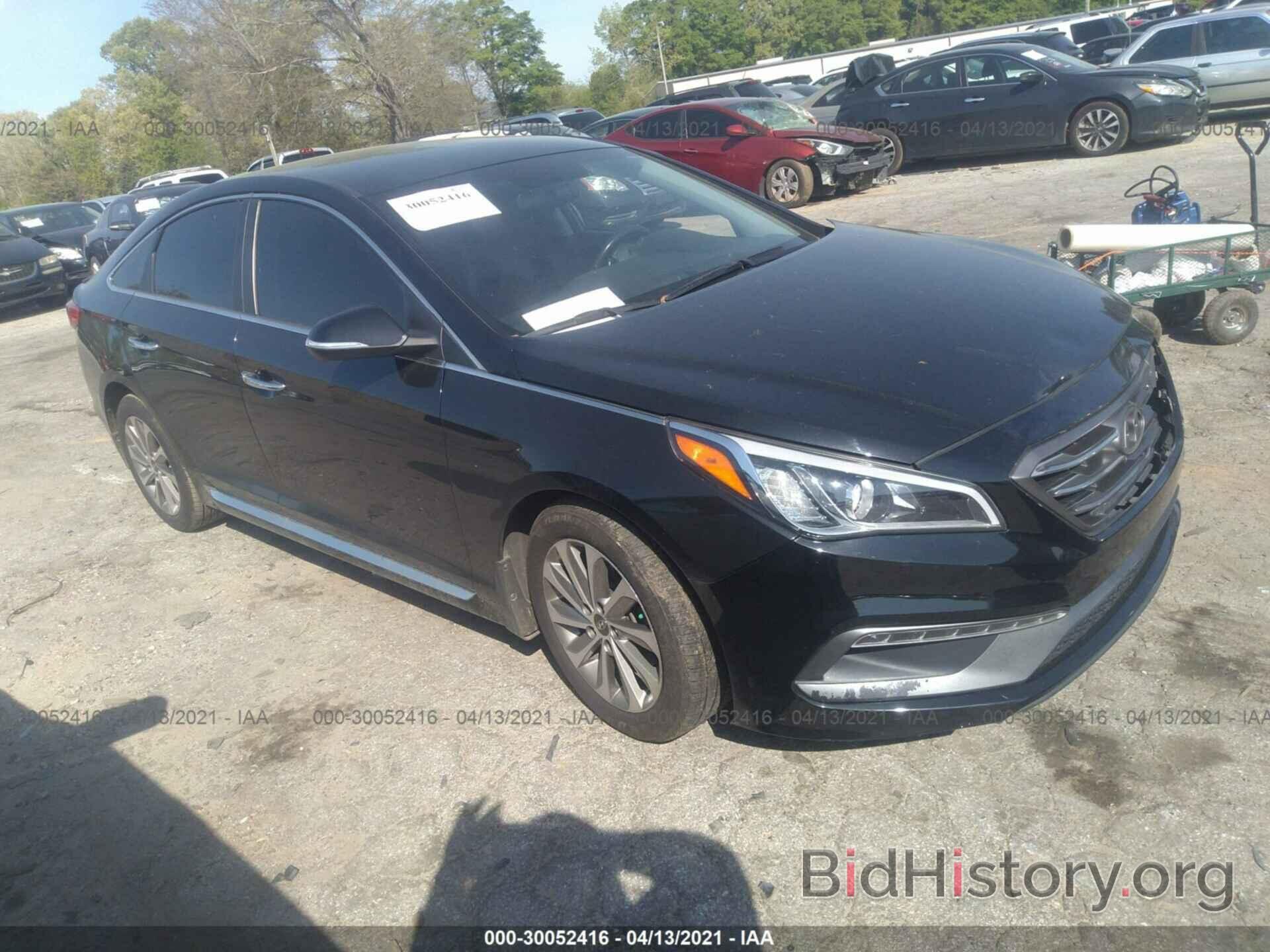 Photo 5NPE34AFXFH217347 - HYUNDAI SONATA 2015