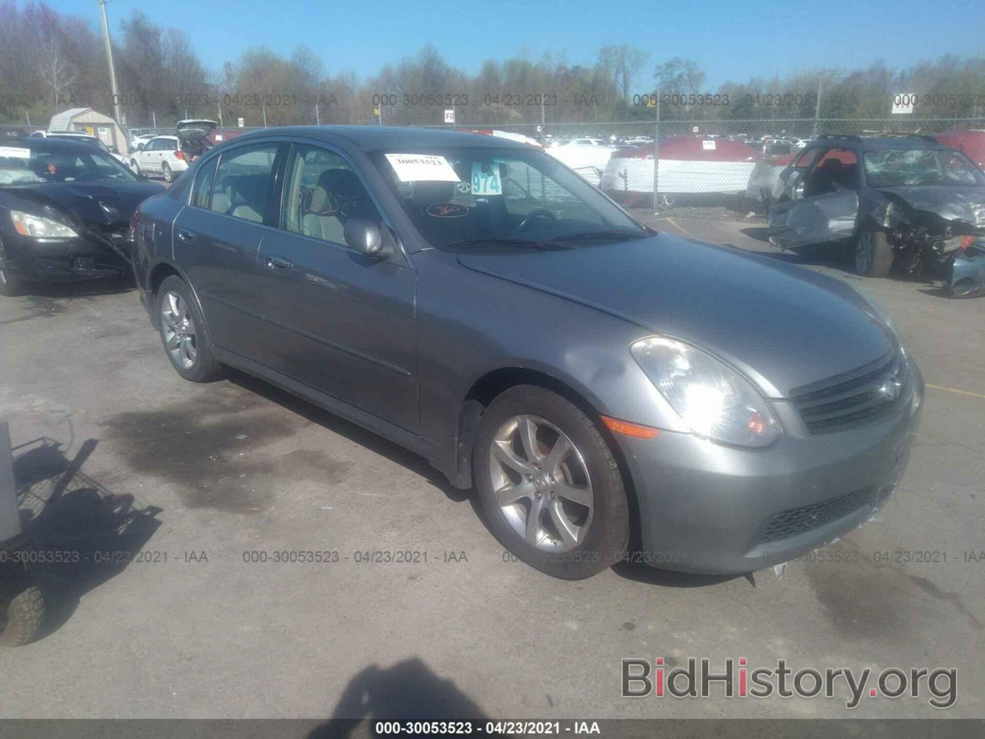 Photo JNKCV51F86M610484 - INFINITI G35 SEDAN 2006