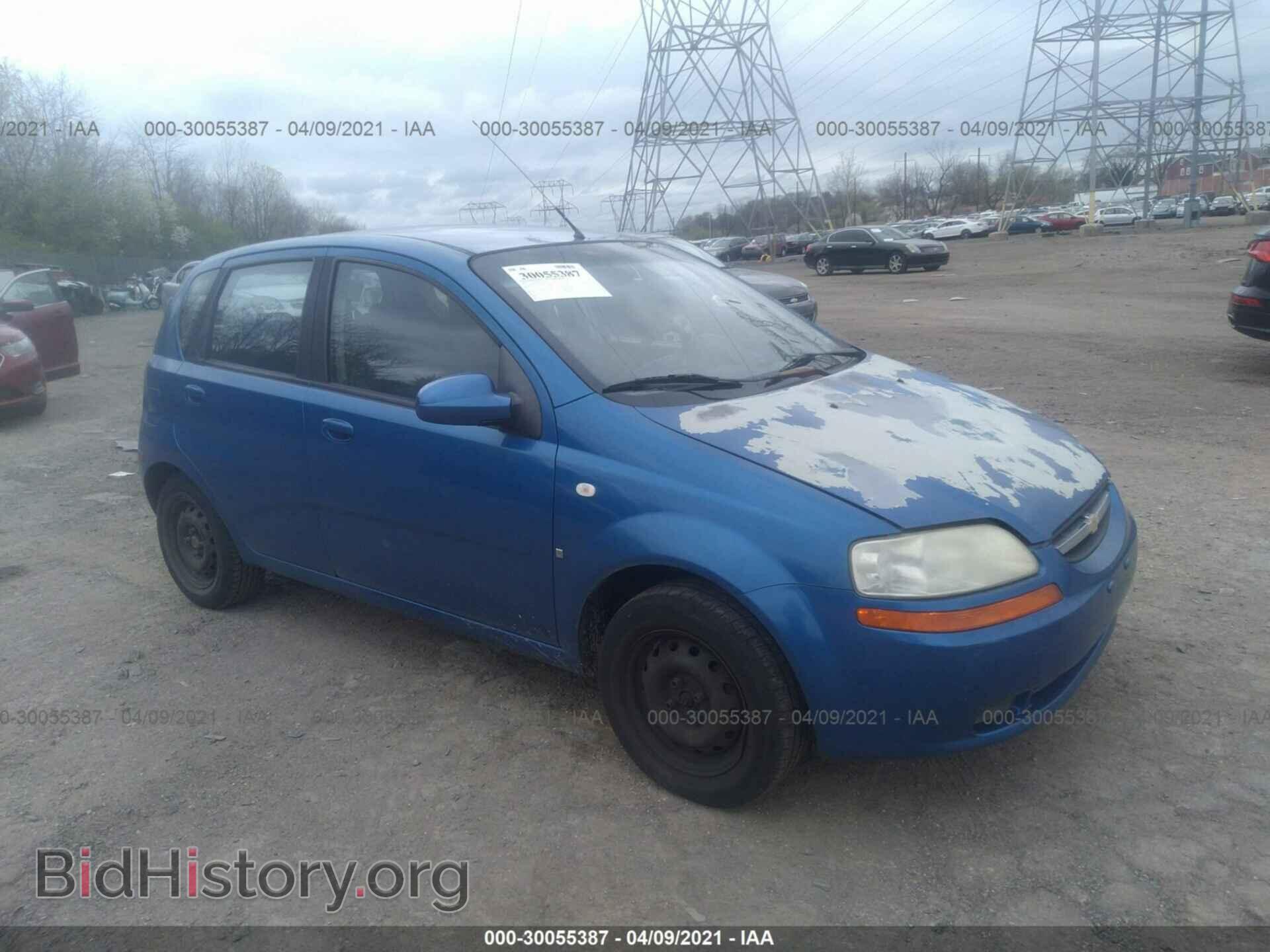 Фотография KL1TD66687B789973 - CHEVROLET AVEO 2007