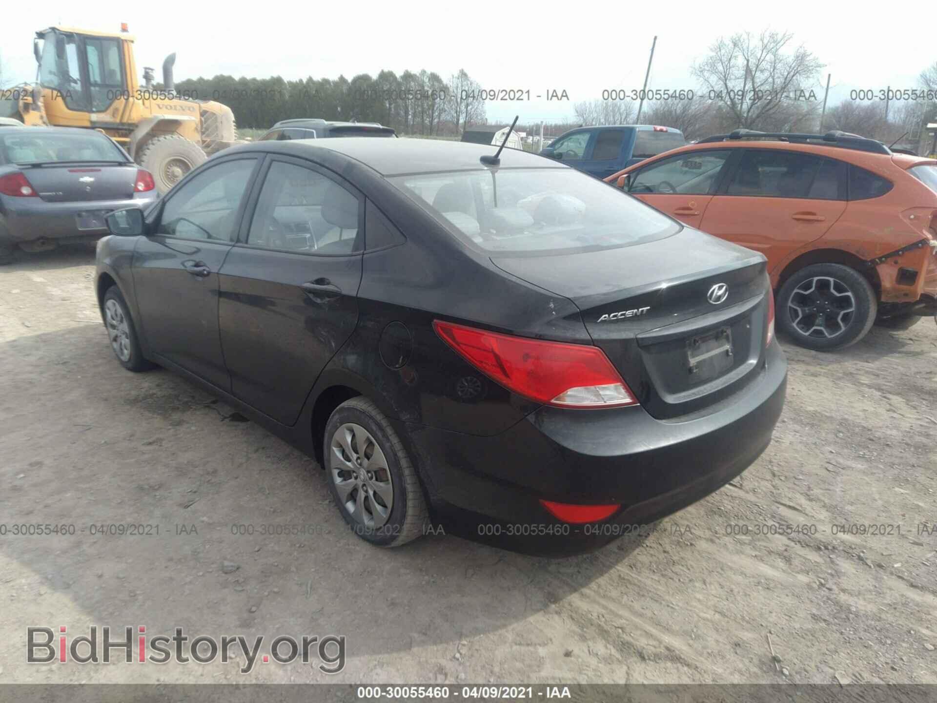 2016 HYUNDAI ACCENT - VIN: KMHCT4AE7GU048261 - Фото 3