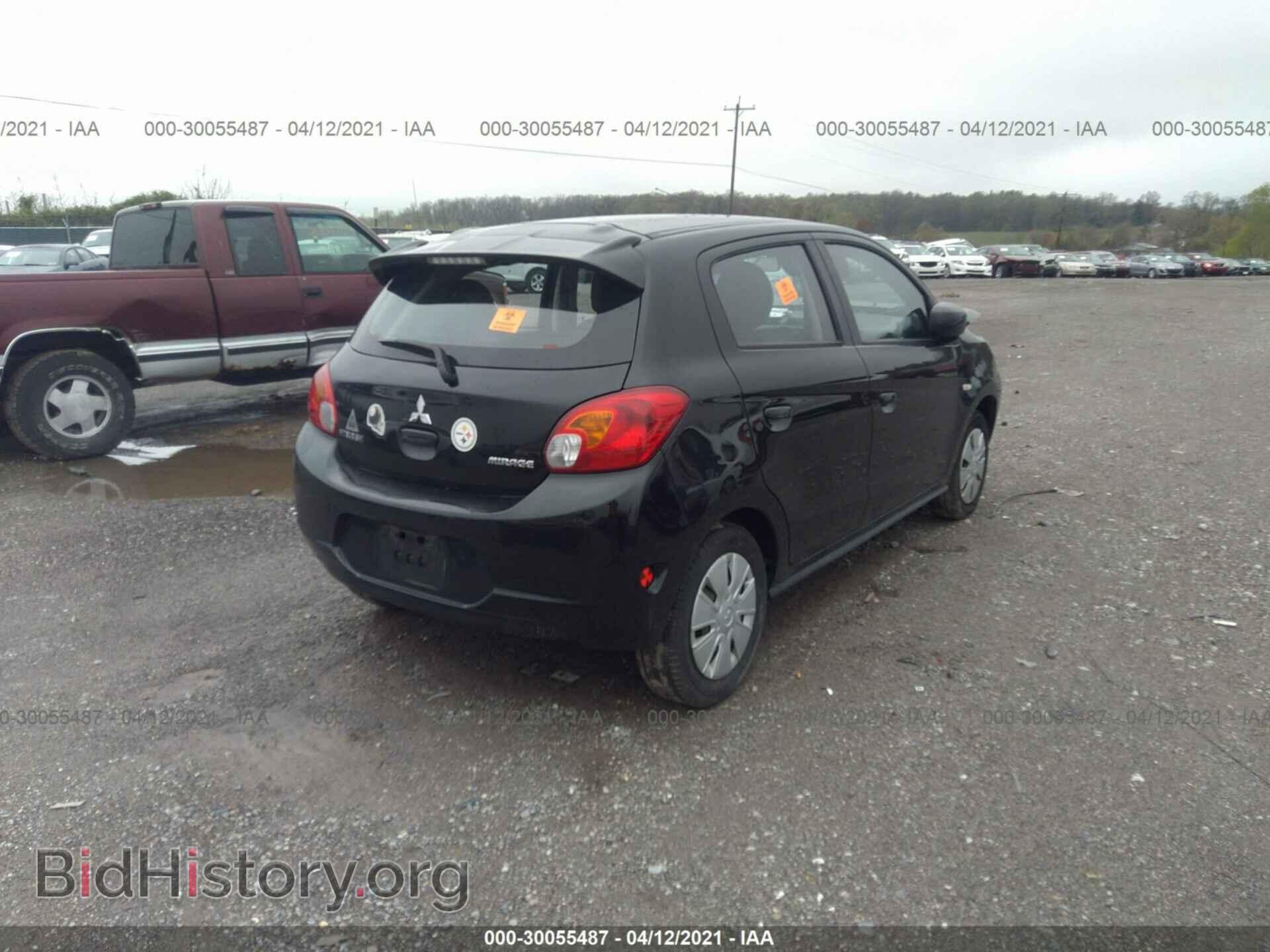 2014 MITSUBISHI MIRAGE - VIN: ML32A3HJ9EH024751 - Фото 4
