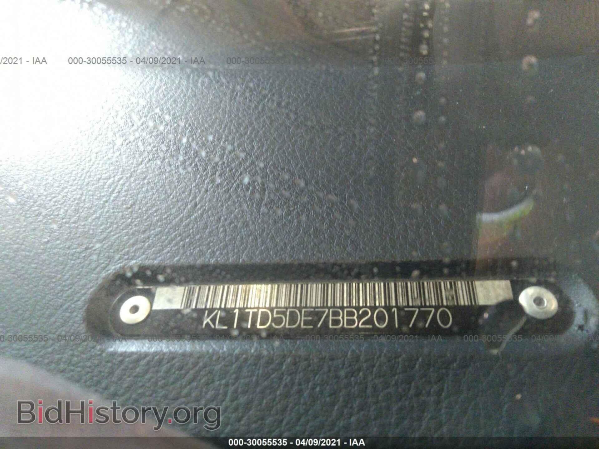 2011 CHEVROLET AVEO - VIN: KL1TD5DE7BB201770 - Фото 9