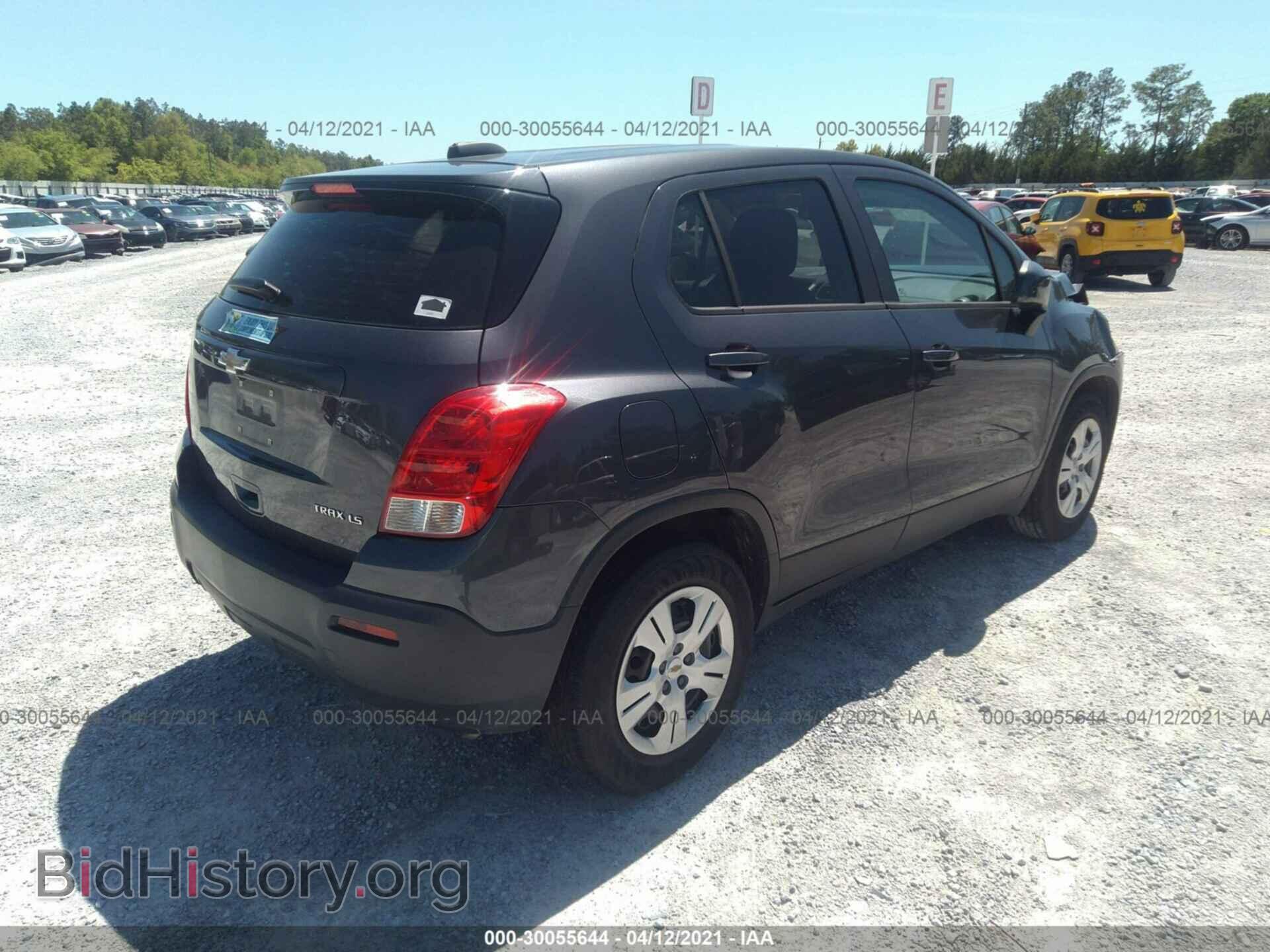 2016 CHEVROLET TRAX - VIN: 3GNCJKSB4GL278179 - Фото 4