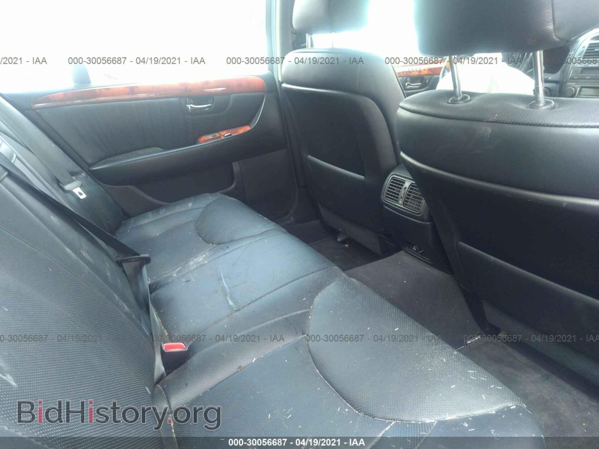 2006 LEXUS LS 430 - VIN: JTHBN36FX65042757 - Фото 8