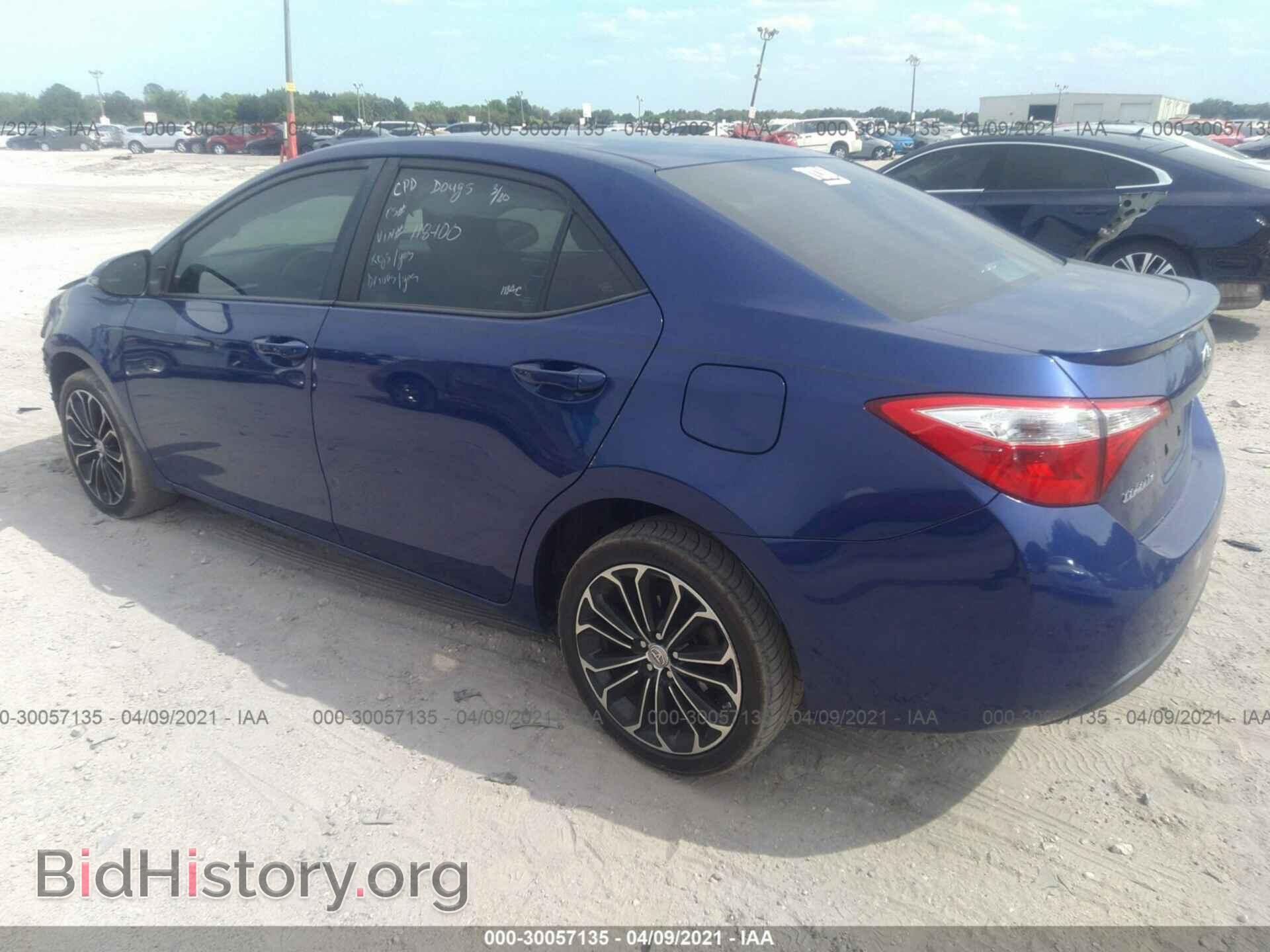 2014 TOYOTA COROLLA - VIN: 5YFBURHE3EP118400 - Фото 3