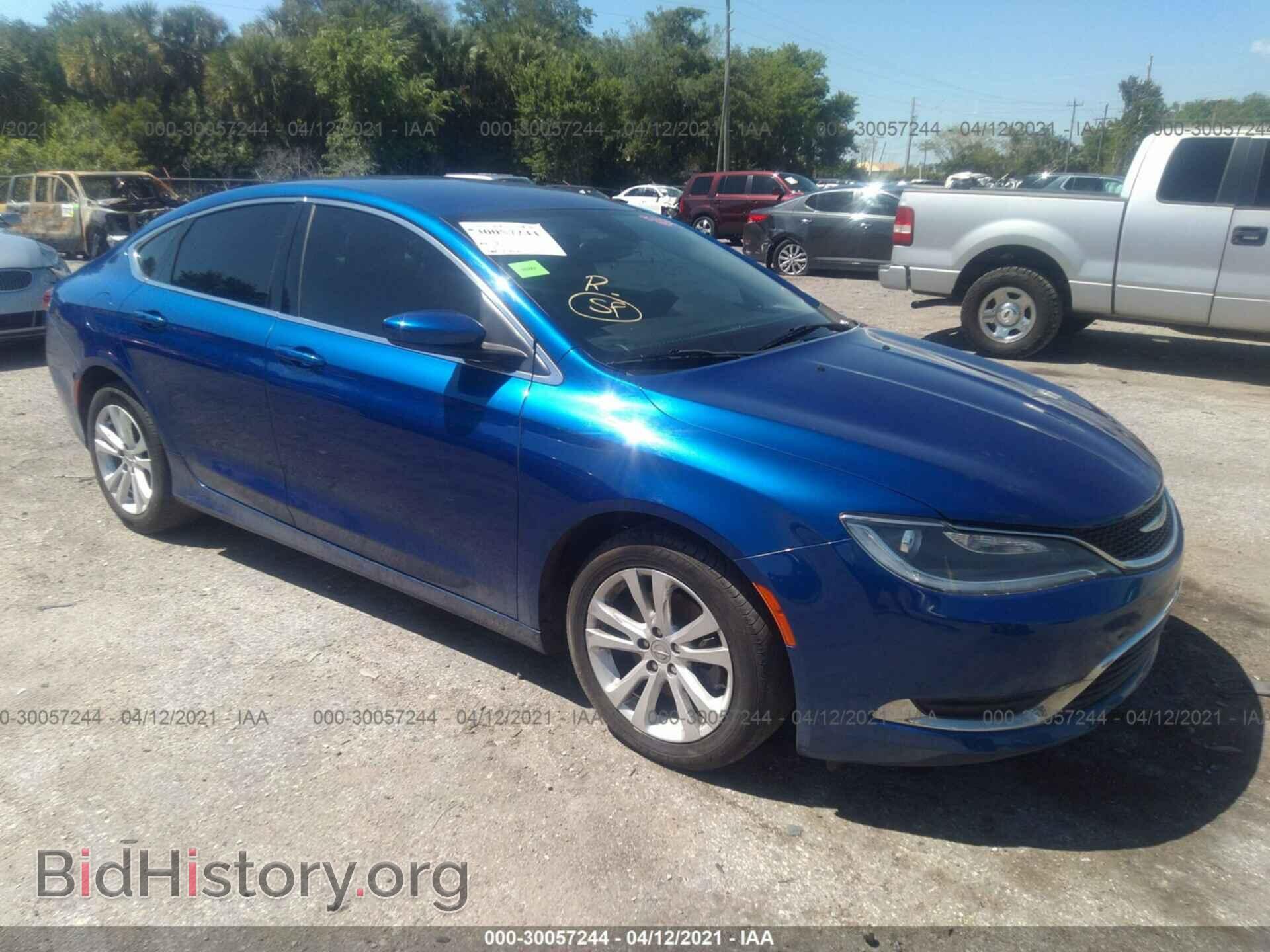 Фотография 1C3CCCAB2FN689822 - CHRYSLER 200 2015