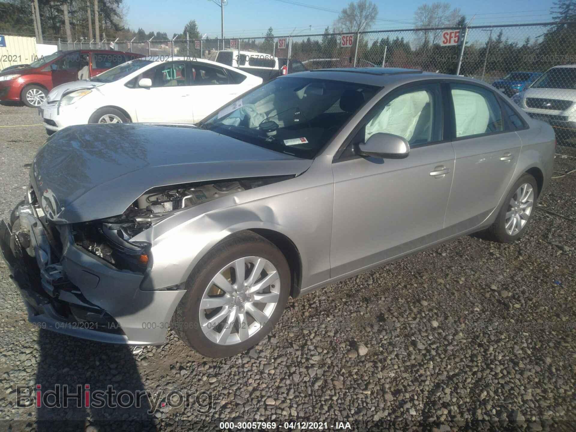 2013 AUDI A4 - VIN: WAUBFCFL8DN010341 - Фото 2