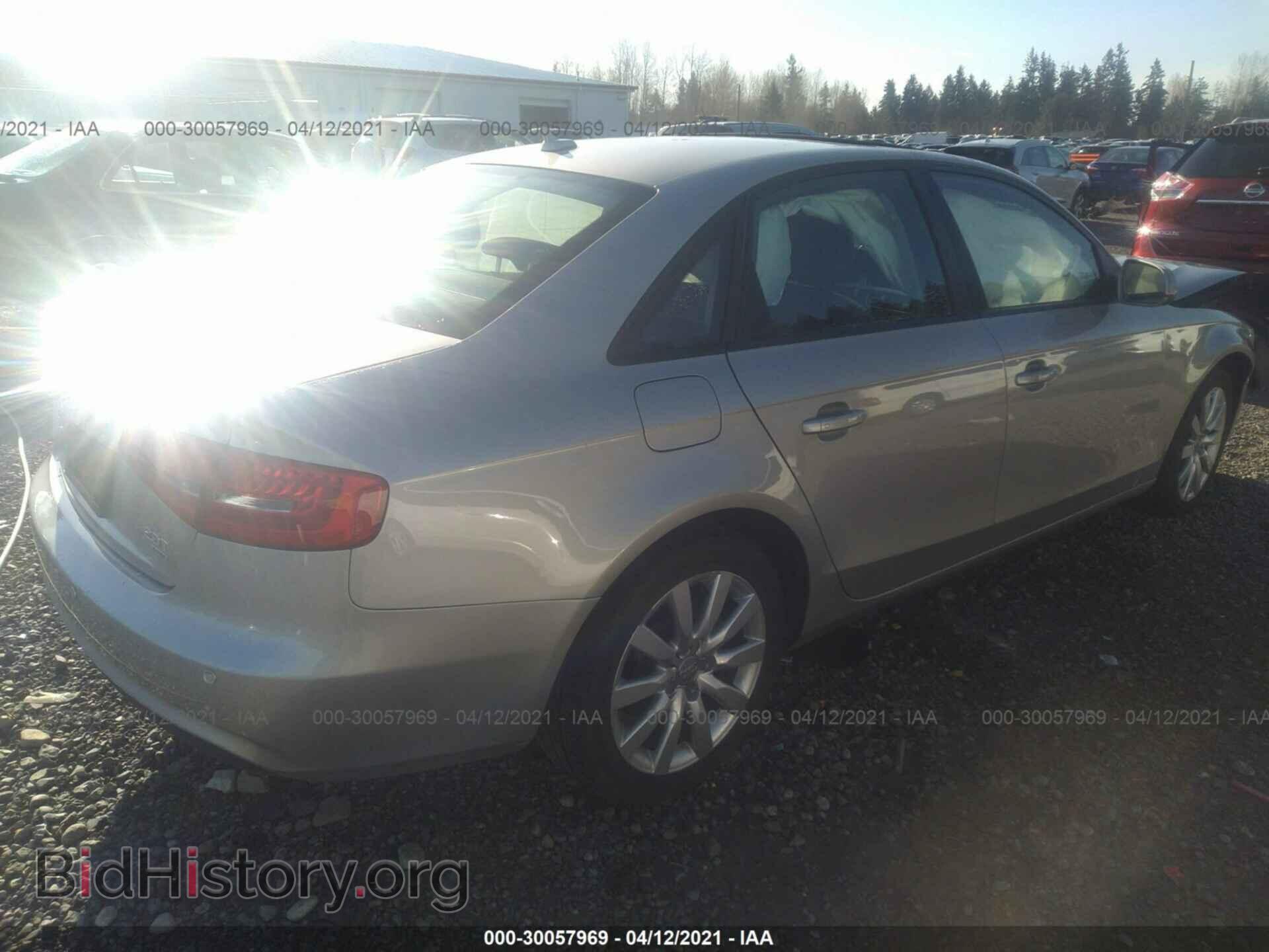 2013 AUDI A4 - VIN: WAUBFCFL8DN010341 - Фото 4