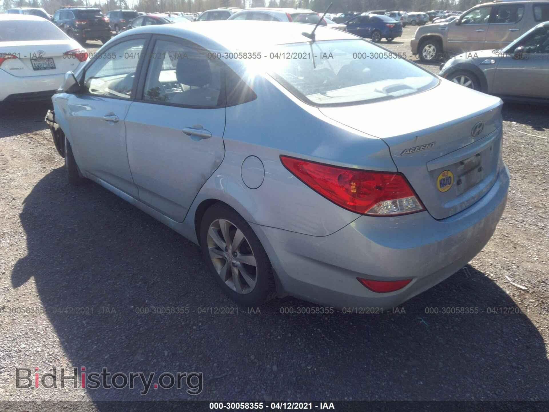 2014 HYUNDAI ACCENT - VIN: KMHCU4AE0EU591980 - Фото 3