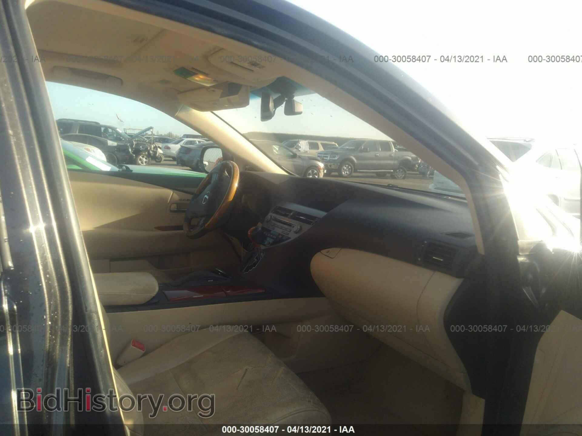 2010 LEXUS RX 350 - VIN: 2T2BK1BA2AC014225 - Фото 5