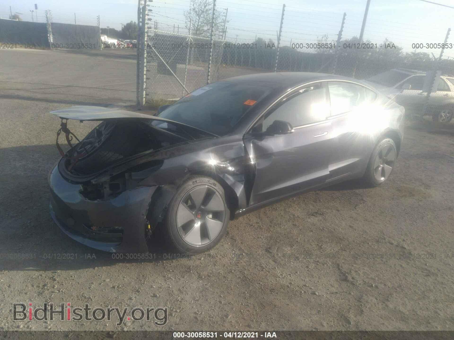 2021 TESLA MODEL 3 - VIN: 5YJ3E1EA7MF923072 - Фото 2