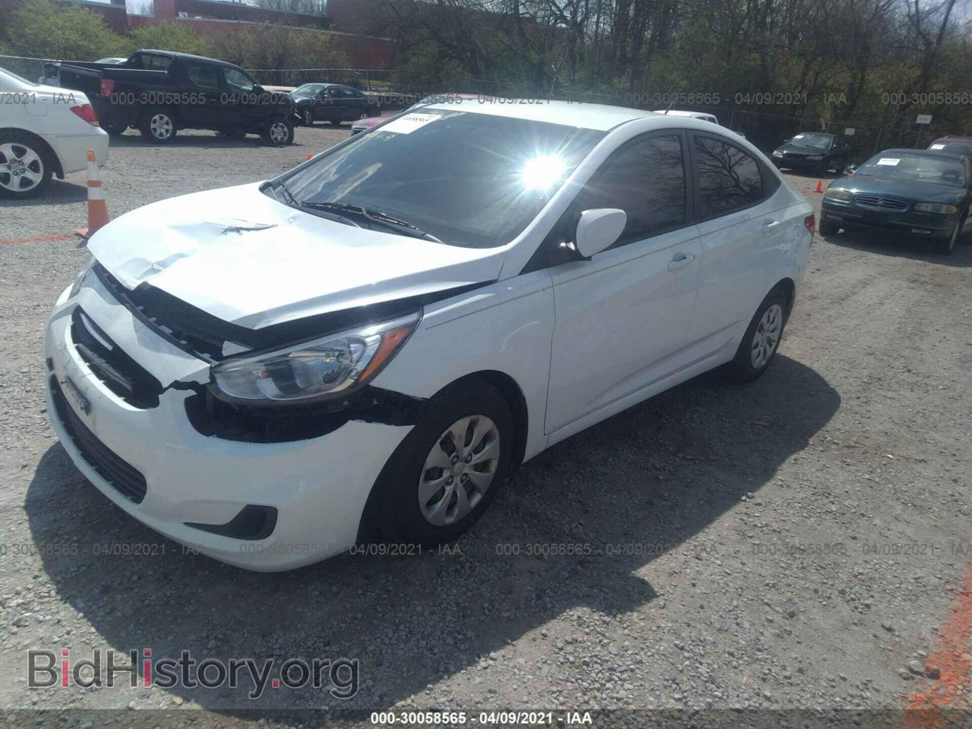2016 HYUNDAI ACCENT - VIN: KMHCT4AE4GU018361 - Фото 2