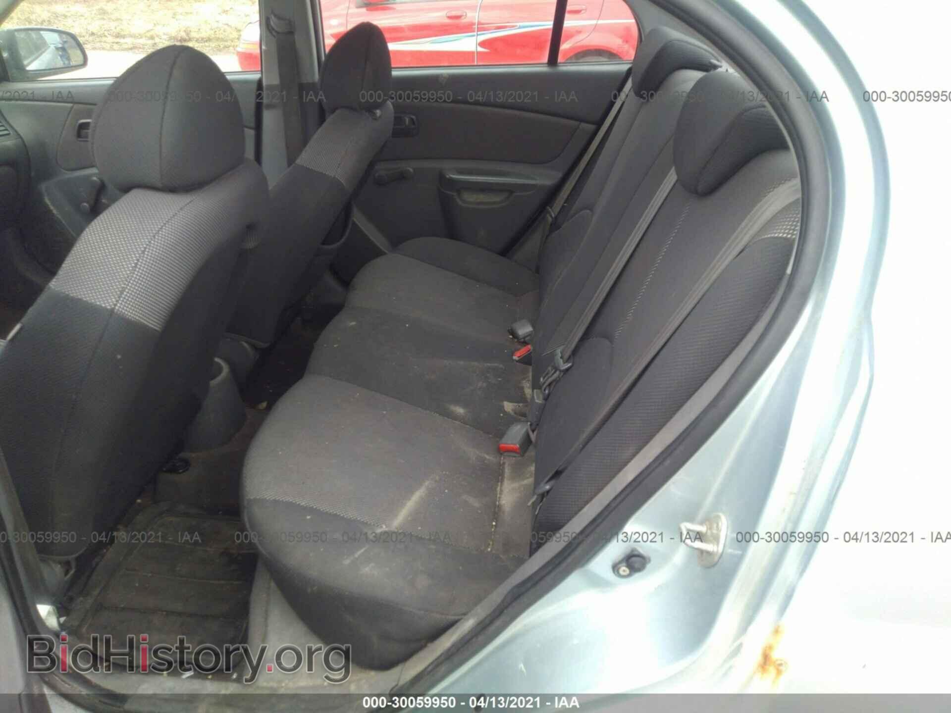 2008 KIA RIO - VIN: KNADE123586381625 - Фото 8