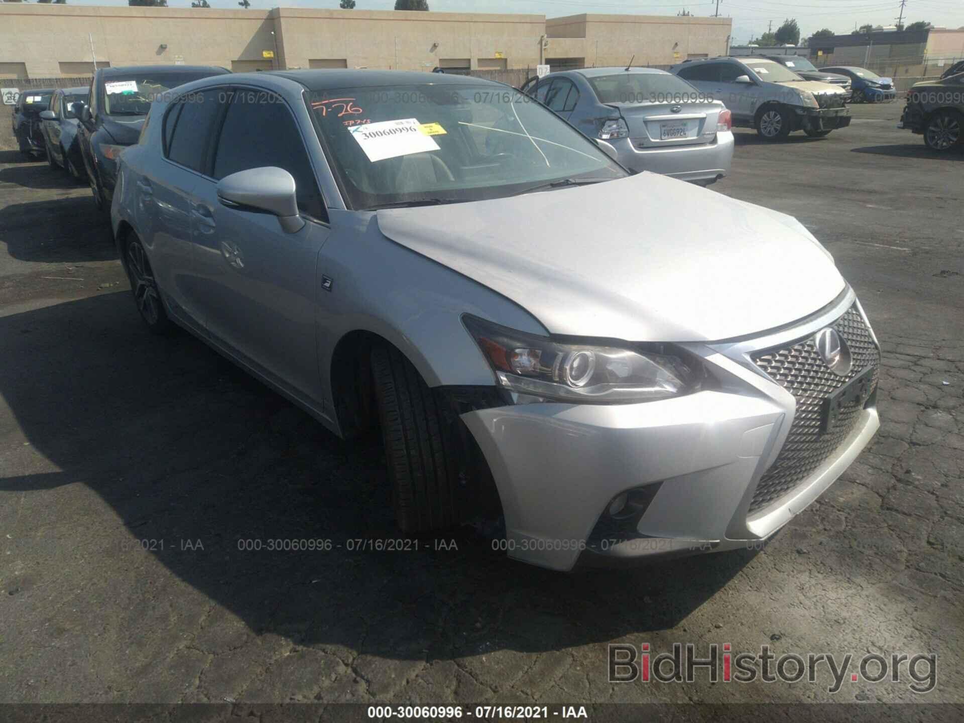 Фотография JTHKD5BH4F2221125 - LEXUS CT 200H 2015