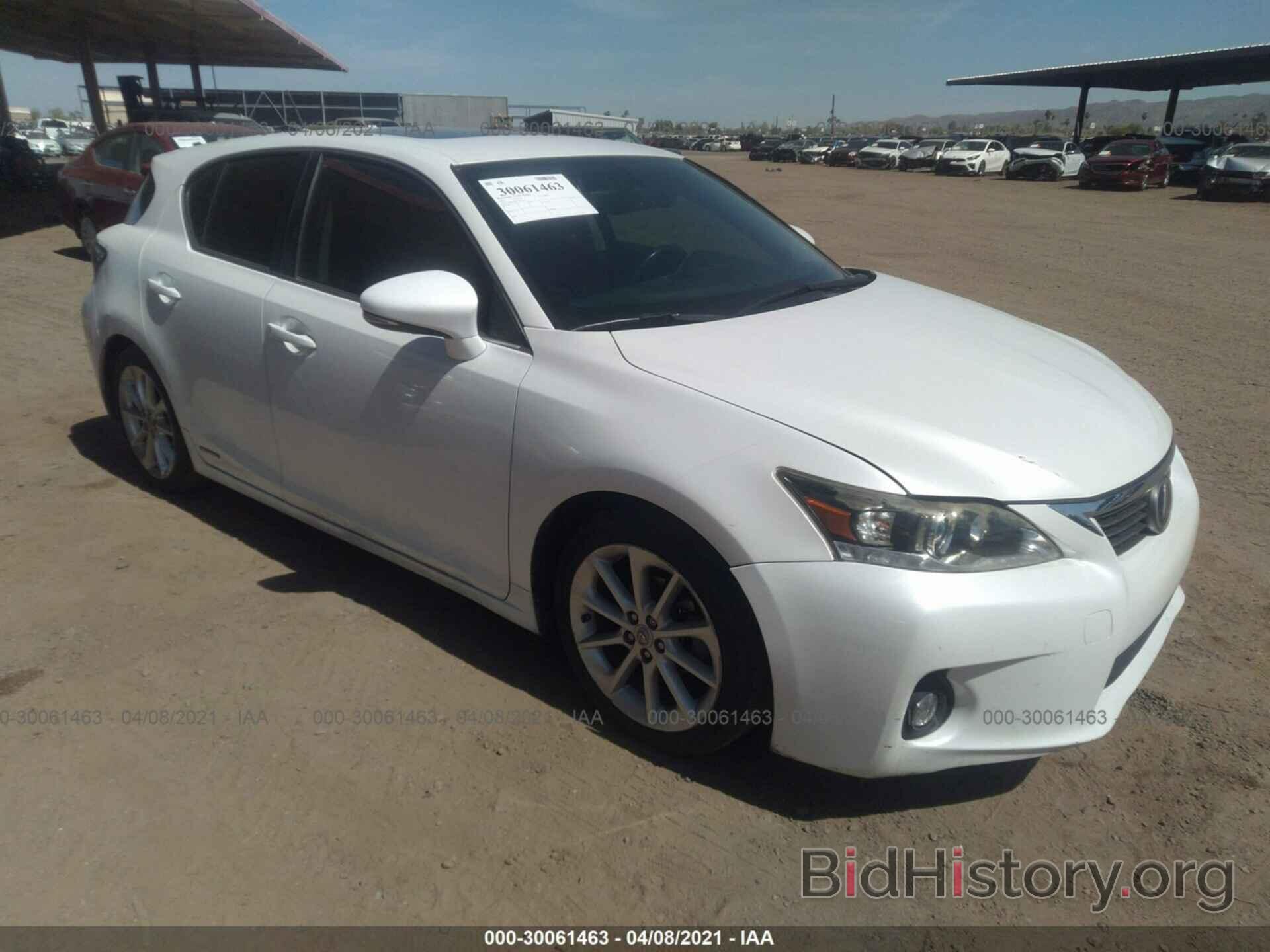 Photo JTHKD5BH6C2087102 - LEXUS CT 200H 2012