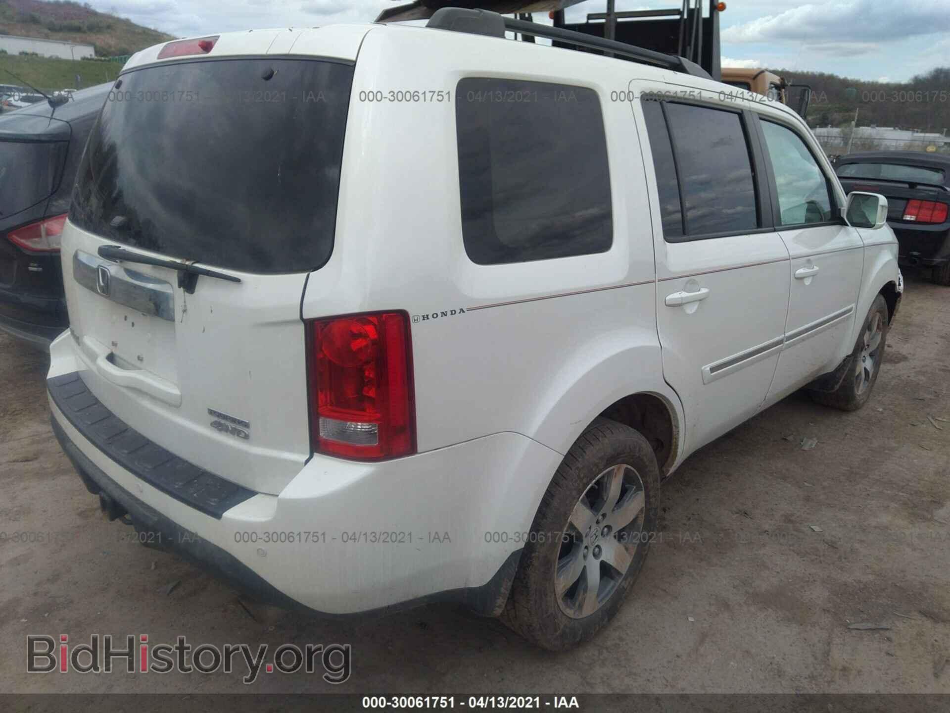 2013 HONDA PILOT - VIN: 5FNYF4H98DB080487 - Фото 4