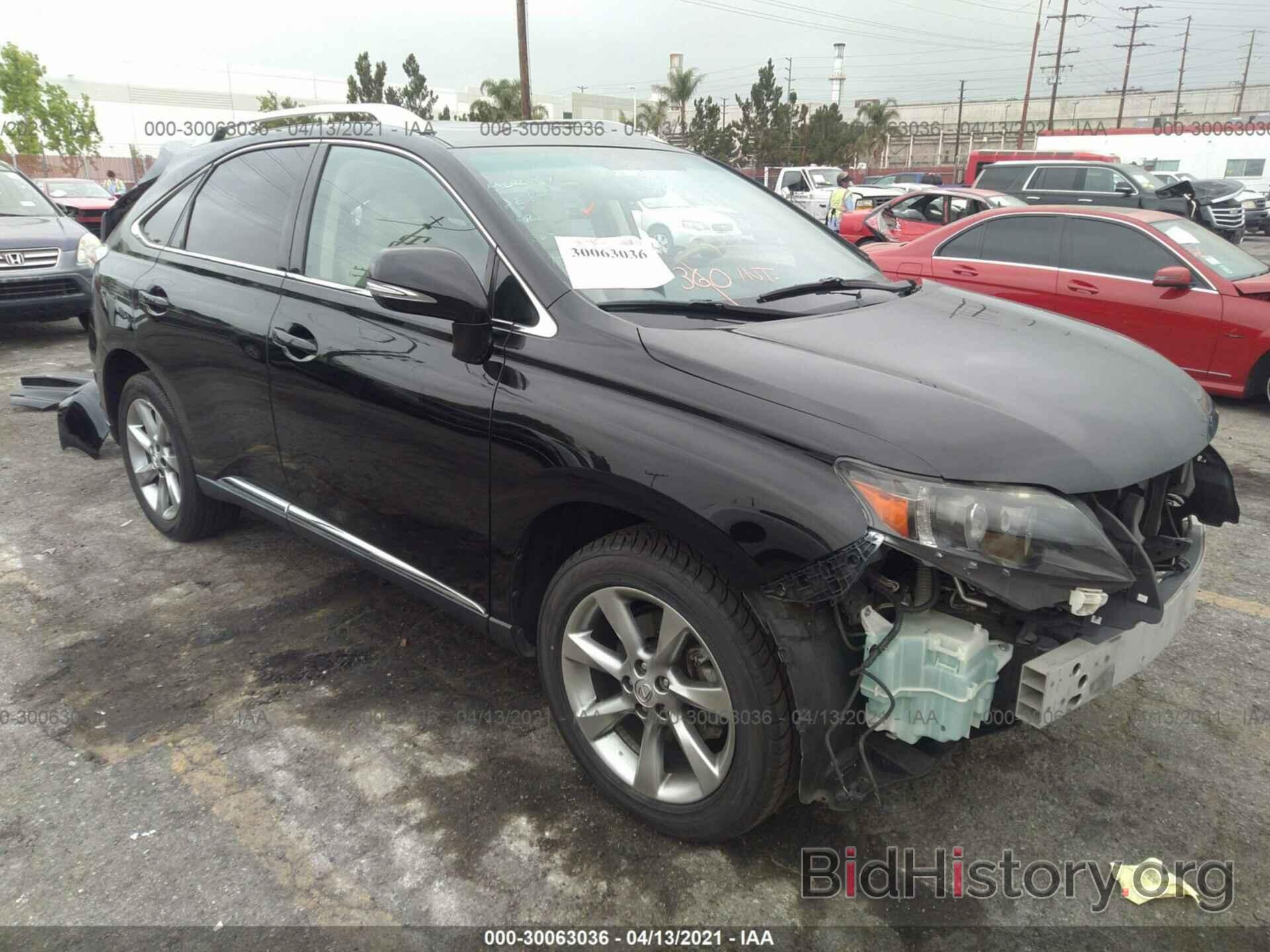 Фотография 2T2ZK1BA8CC086001 - LEXUS RX 350 2012