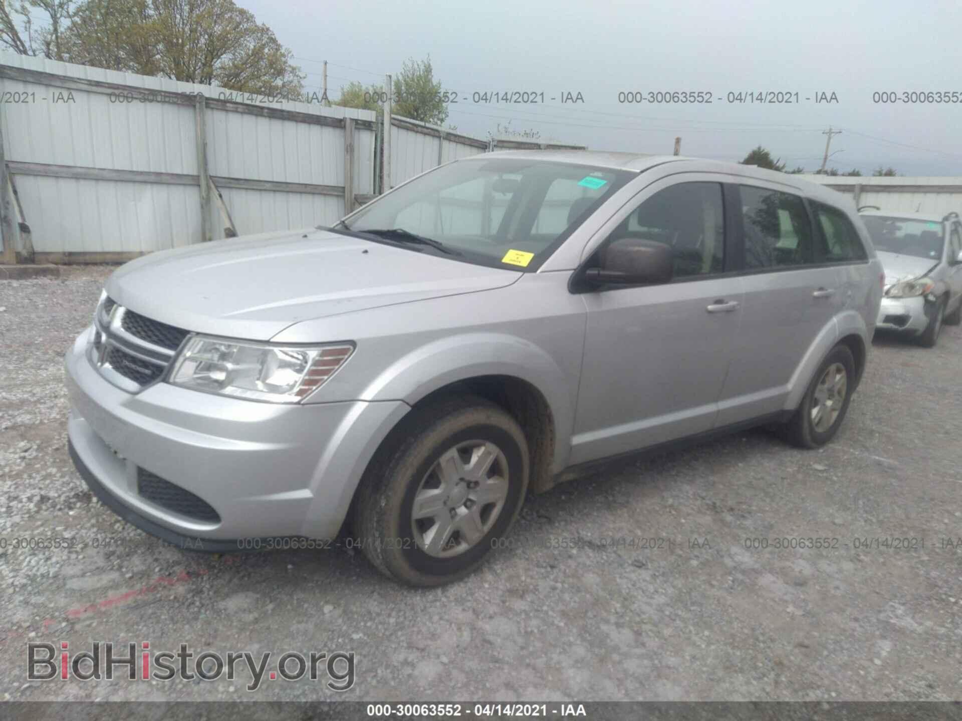2012 DODGE JOURNEY - VIN: 3C4PDCAB2CT198740 - Photo 2
