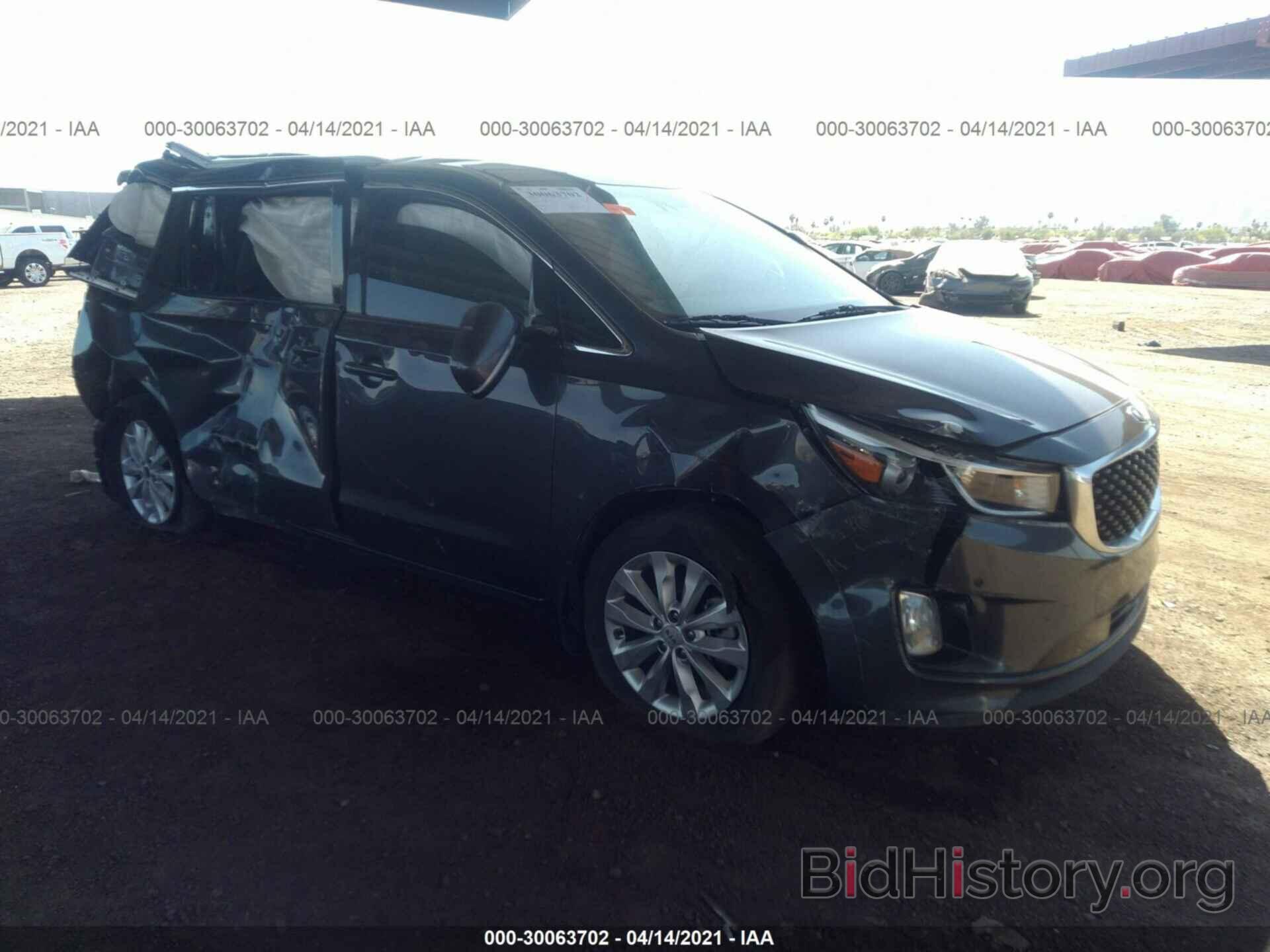 Photo KNDMC5C15H6334320 - KIA SEDONA 2017