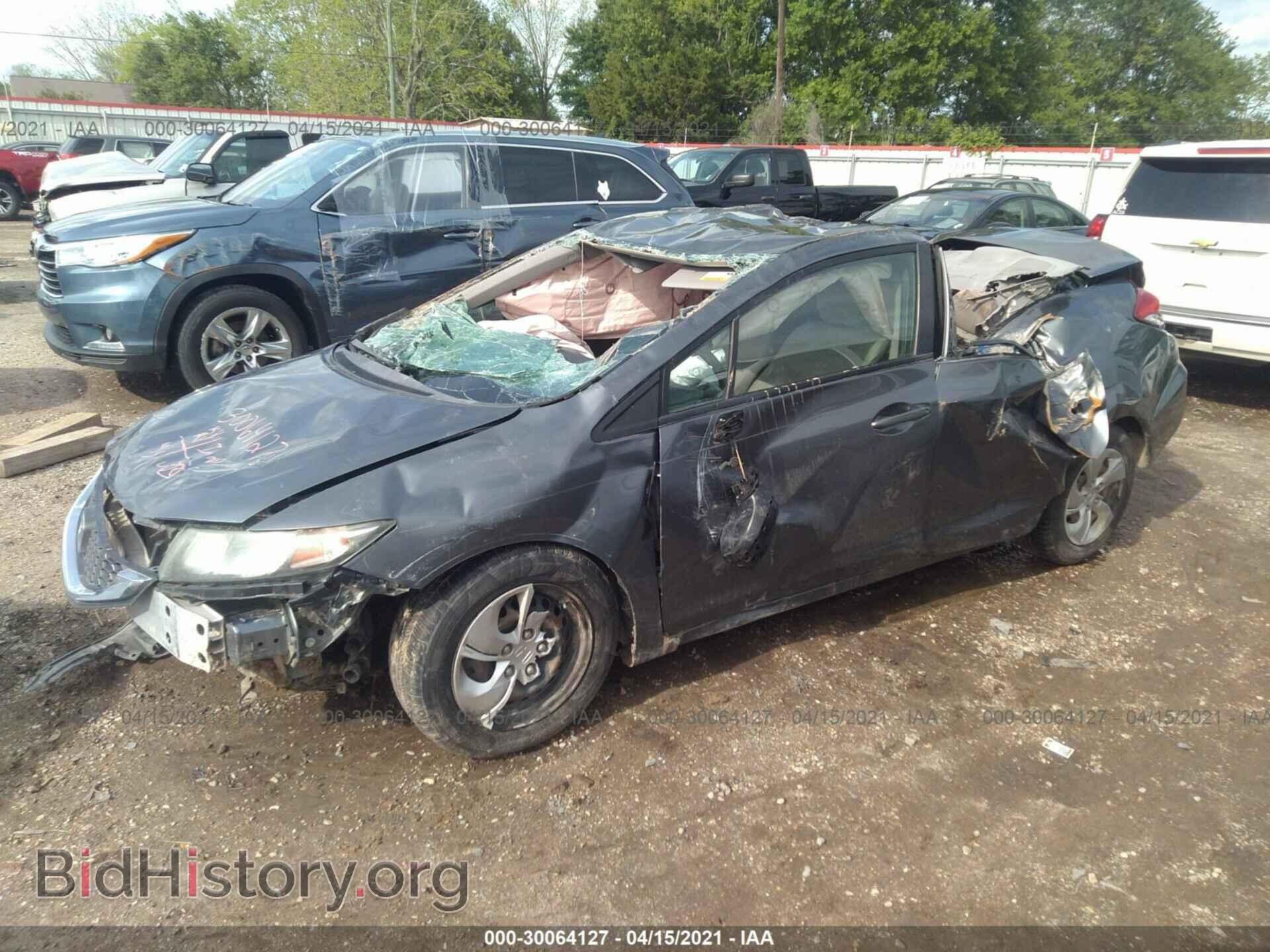 2013 HONDA CIVIC SDN - VIN: 19XFB2F55DE018512 - Фото 2