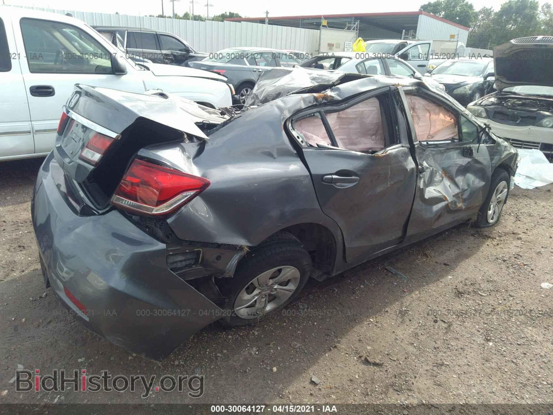 2013 HONDA CIVIC SDN - VIN: 19XFB2F55DE018512 - Фото 4