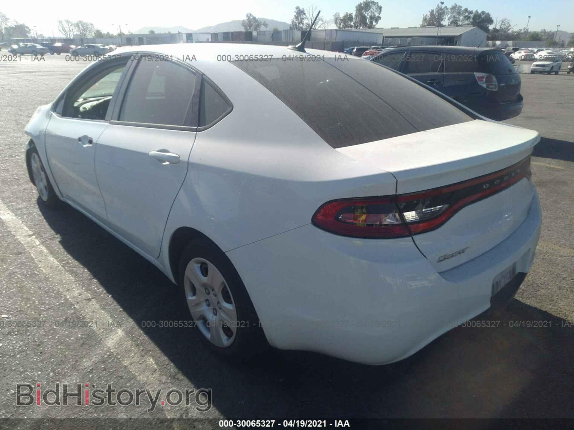 2016 DODGE DART - VIN: 1C3CDFAA5GD739349 - Фото 3