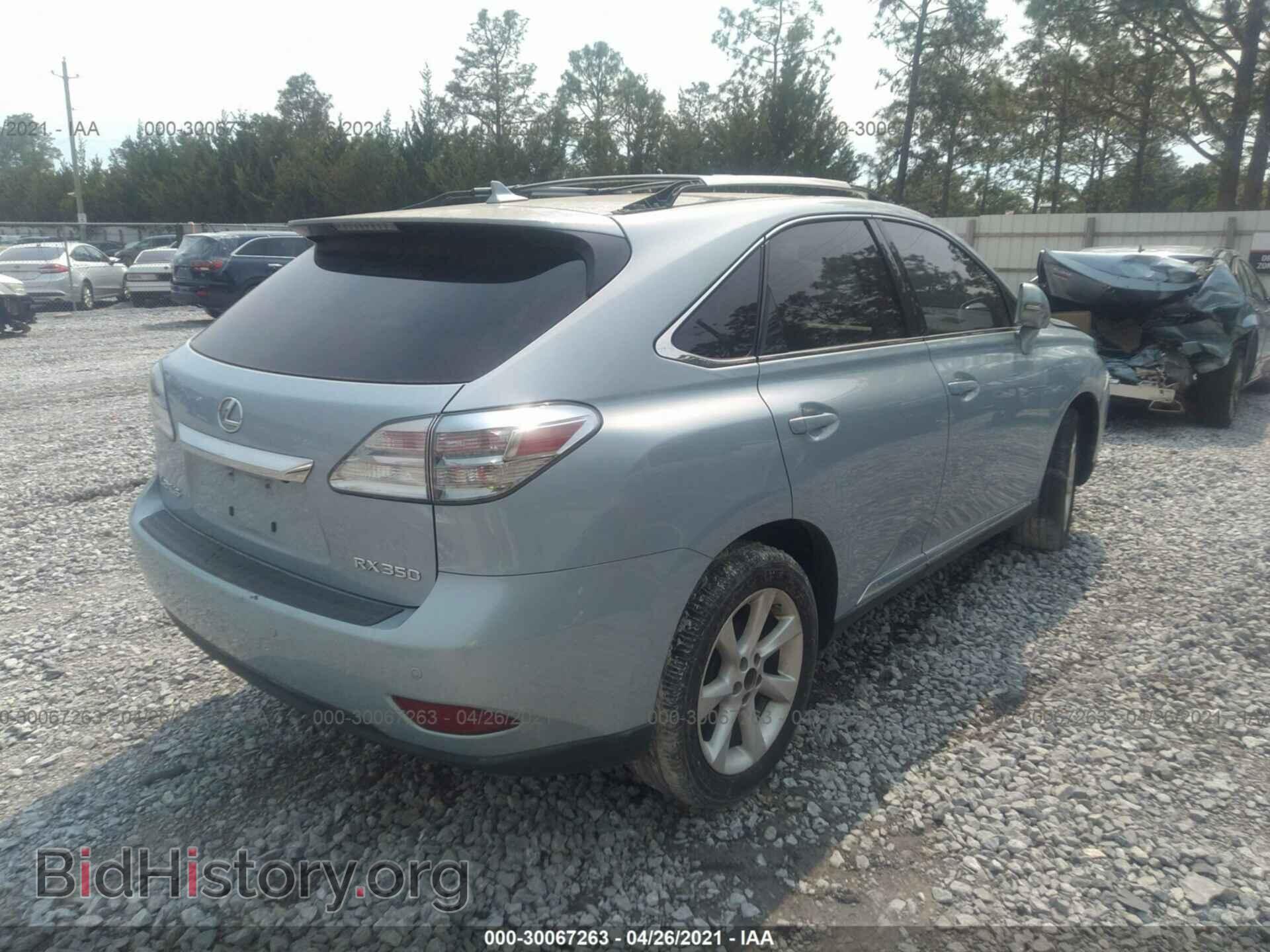 2010 LEXUS RX 350 - VIN: 2T2ZK1BA8AC032811 - Фото 4