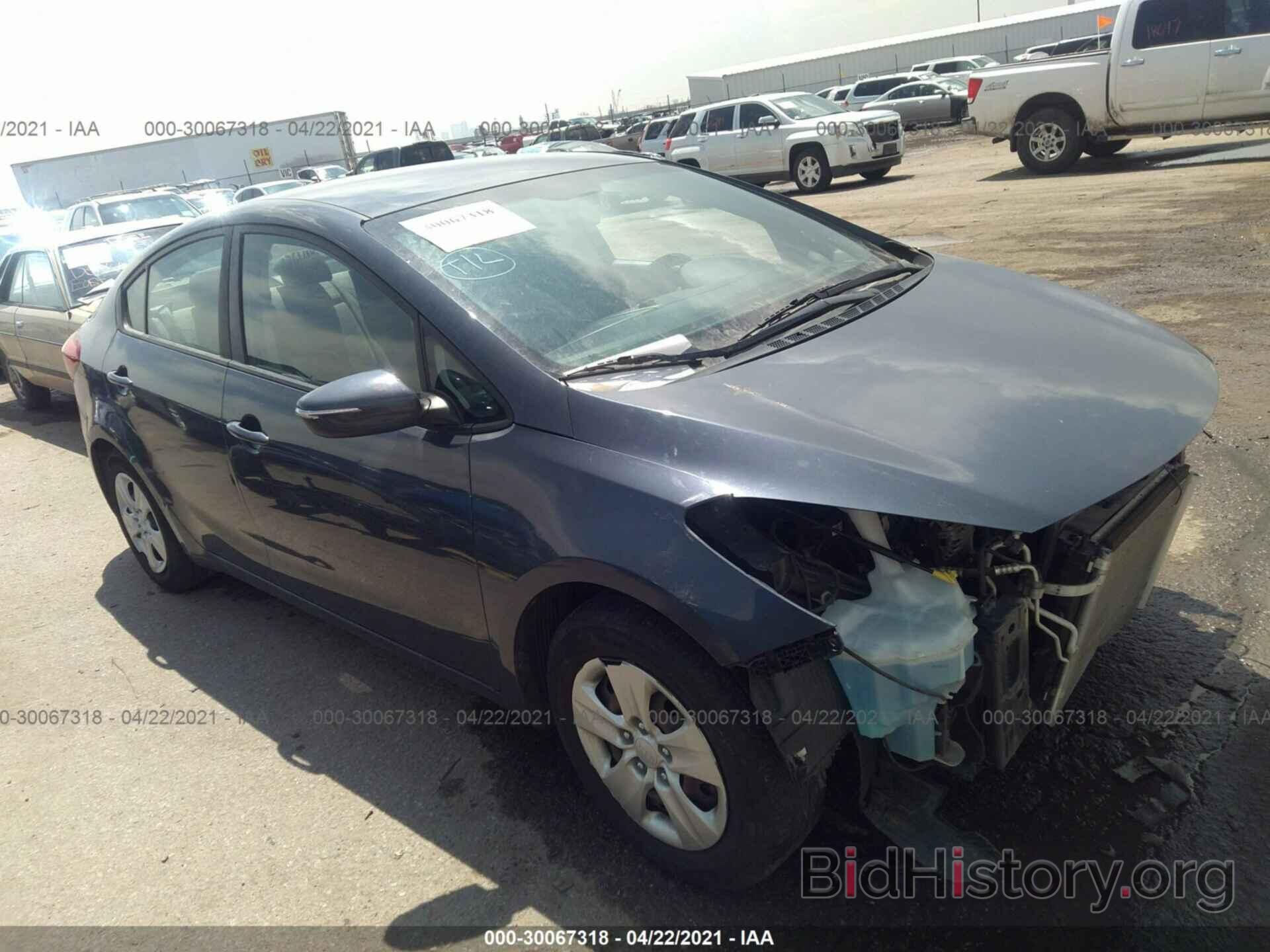 Photo KNAFX4A62G5512787 - KIA FORTE 2016