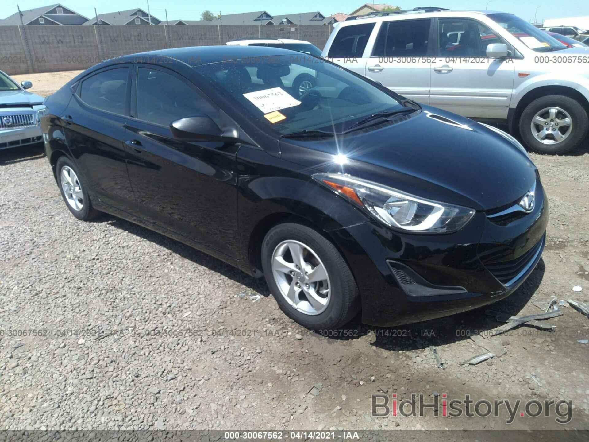 Photo KMHDH4AE6FU381281 - HYUNDAI ELANTRA 2015