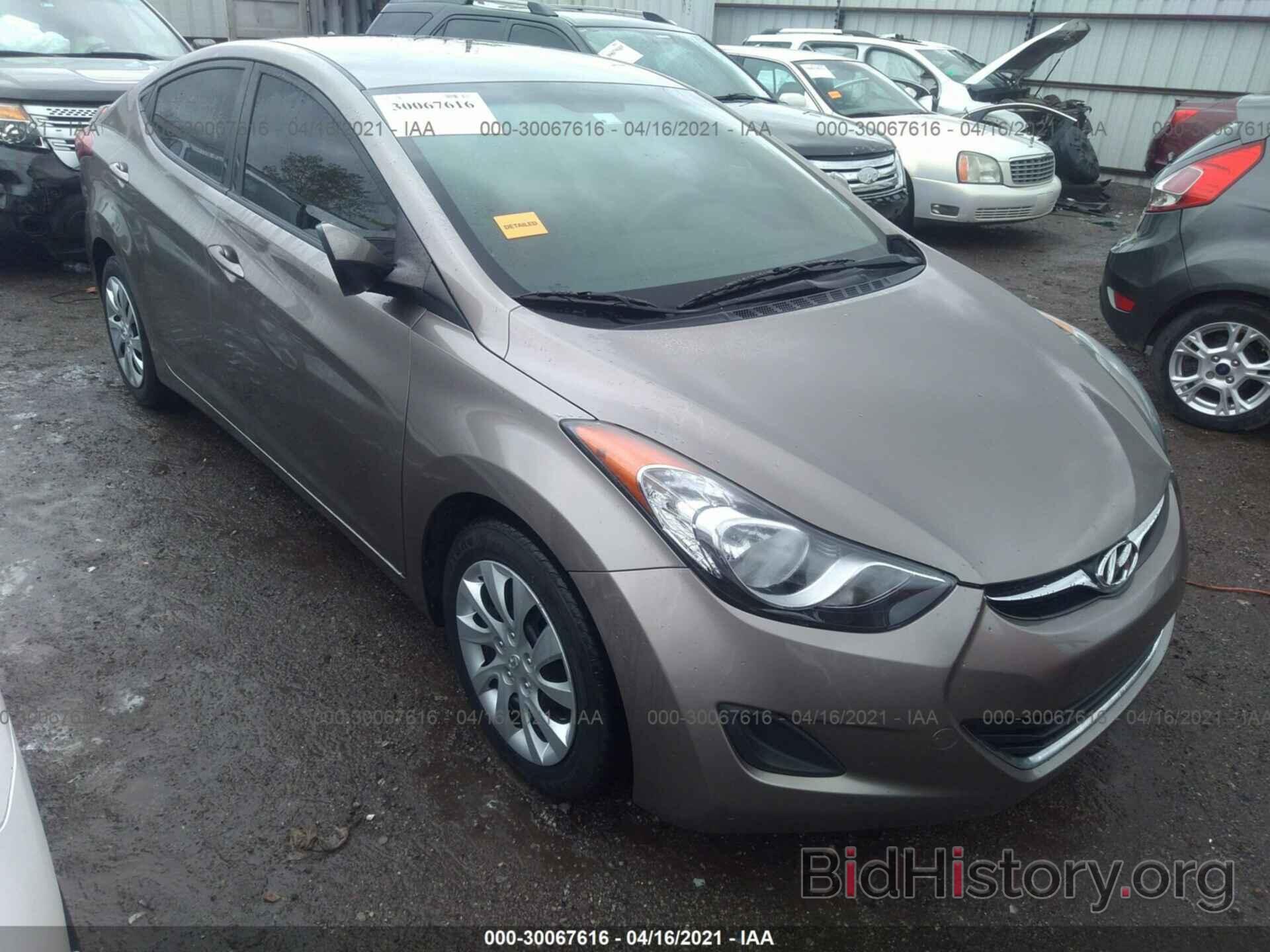 Photo 5NPDH4AE5CH074548 - HYUNDAI ELANTRA 2012