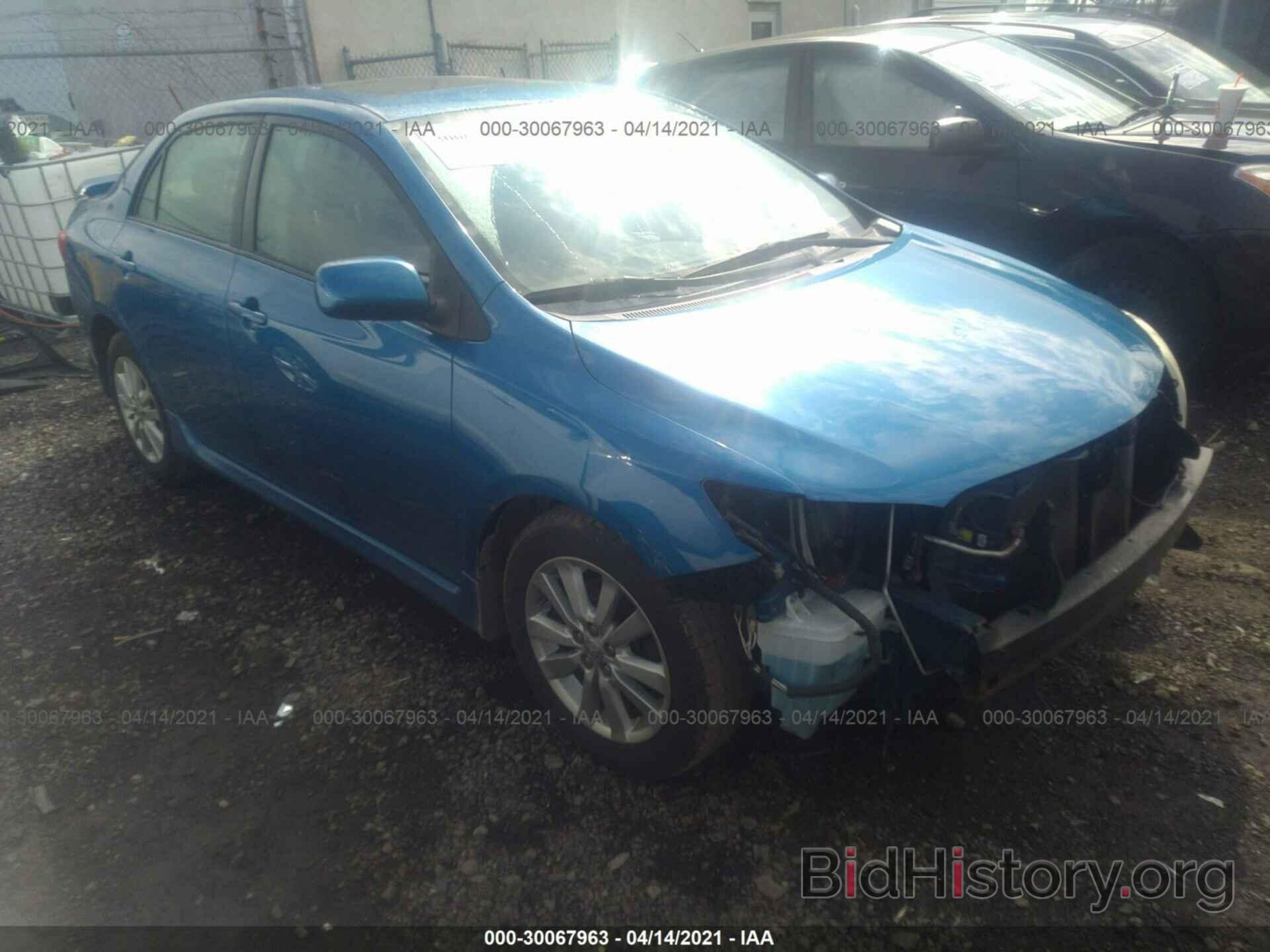 Photo 2T1BU40E99C155892 - TOYOTA COROLLA 2009