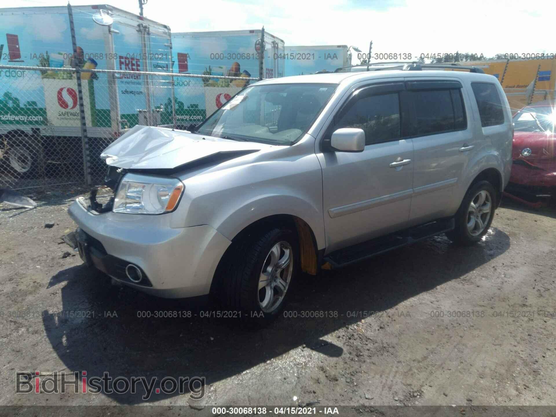 2013 HONDA PILOT - VIN: 5FNYF4H52DB027992 - Фото 2