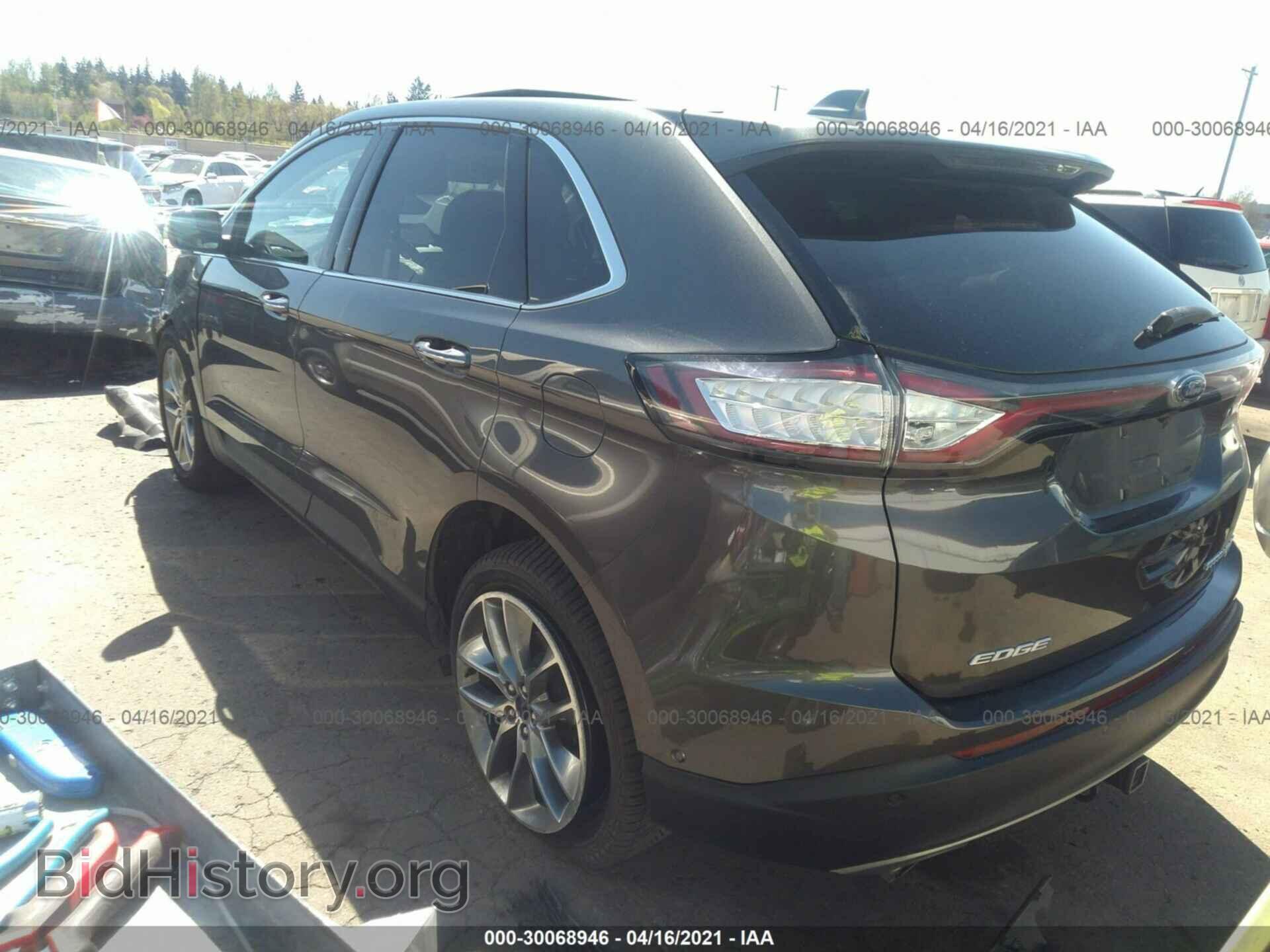 2016 FORD EDGE - VIN: 2FMPK4K85GBB27589 - Фото 3