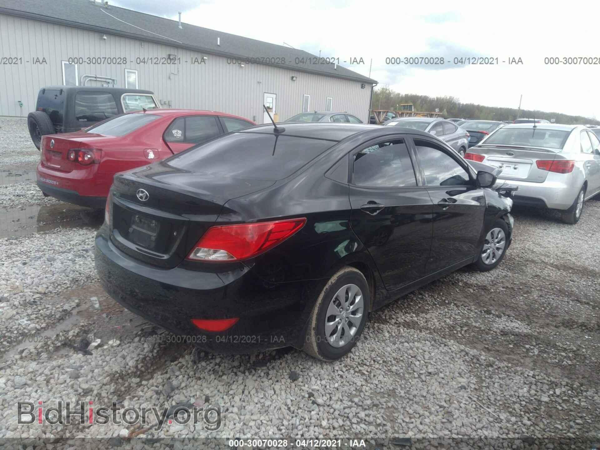 2015 HYUNDAI ACCENT - VIN: KMHCT4AE2FU805498 - Фото 4