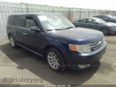 2011 Ford FLEX SEL, blue — VIN 2FMGK5CC0BBD16863, IAAI