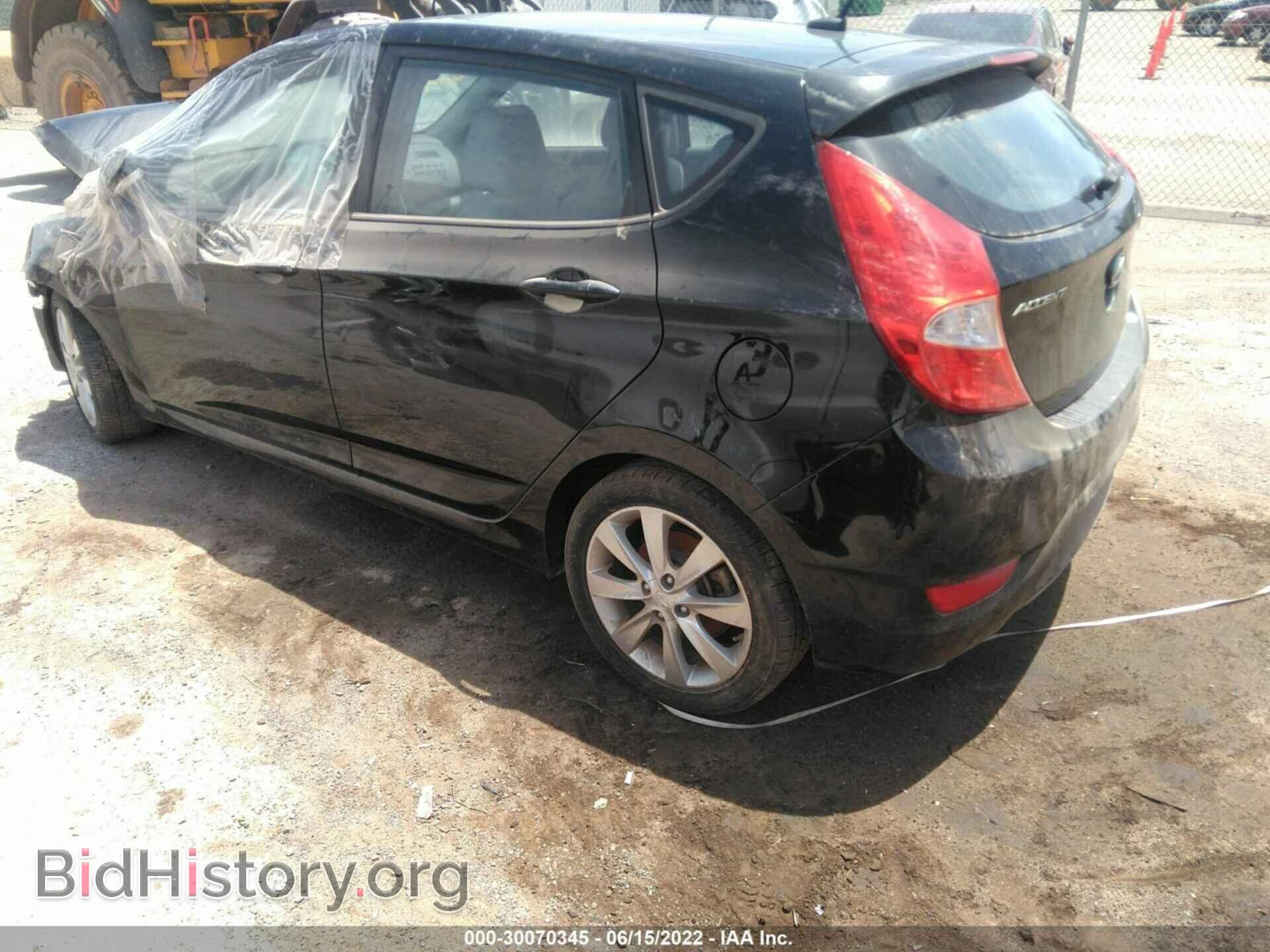 2013 HYUNDAI ACCENT - VIN: KMHCU5AEXDU083293 - Фото 3