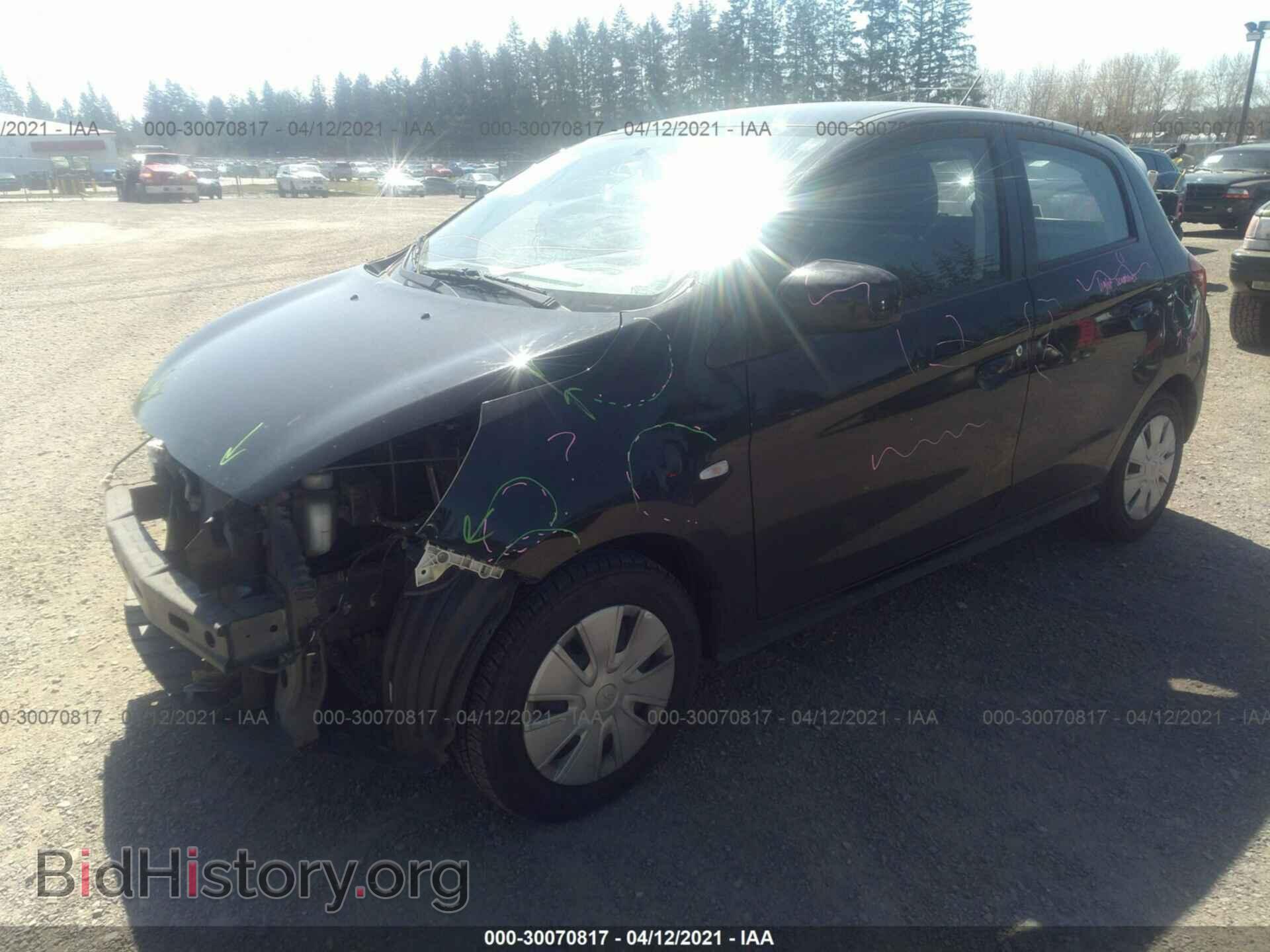 2015 MITSUBISHI MIRAGE - VIN: ML32A3HJ2FH058029 - Фото 2