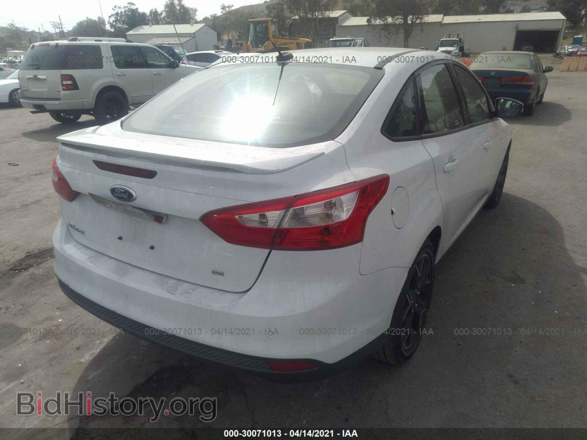 2013 FORD FOCUS - VIN: 1FADP3F28DL374096 - Фото 4