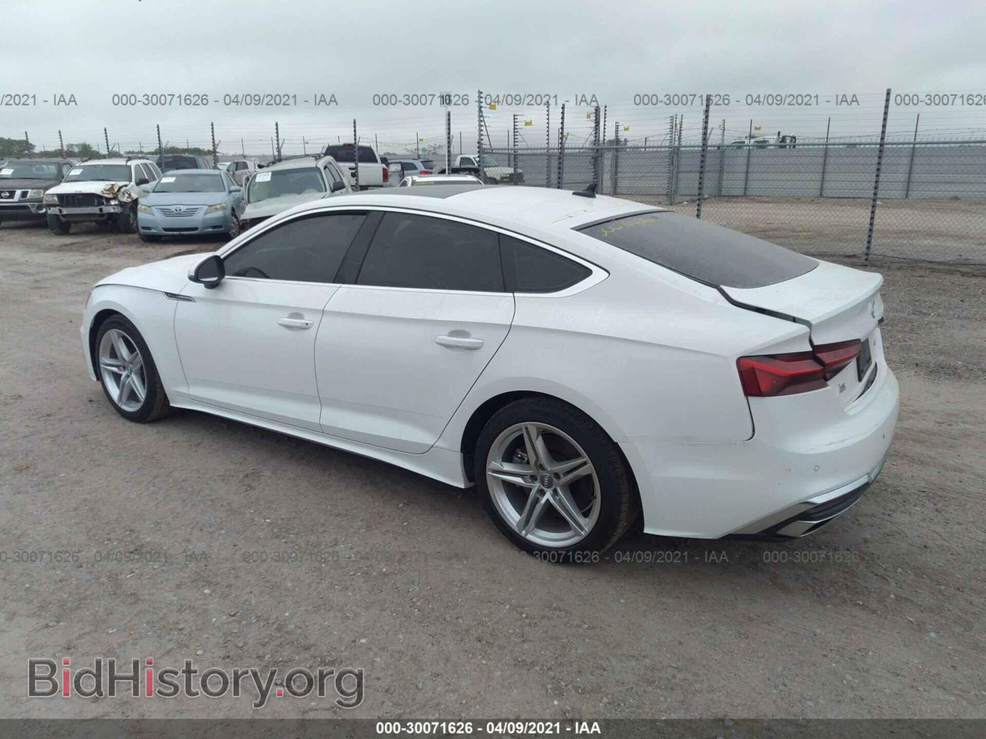 2021 AUDI A5 SPORTBACK - VIN: WAUDACF59MA008372 - Фото 3