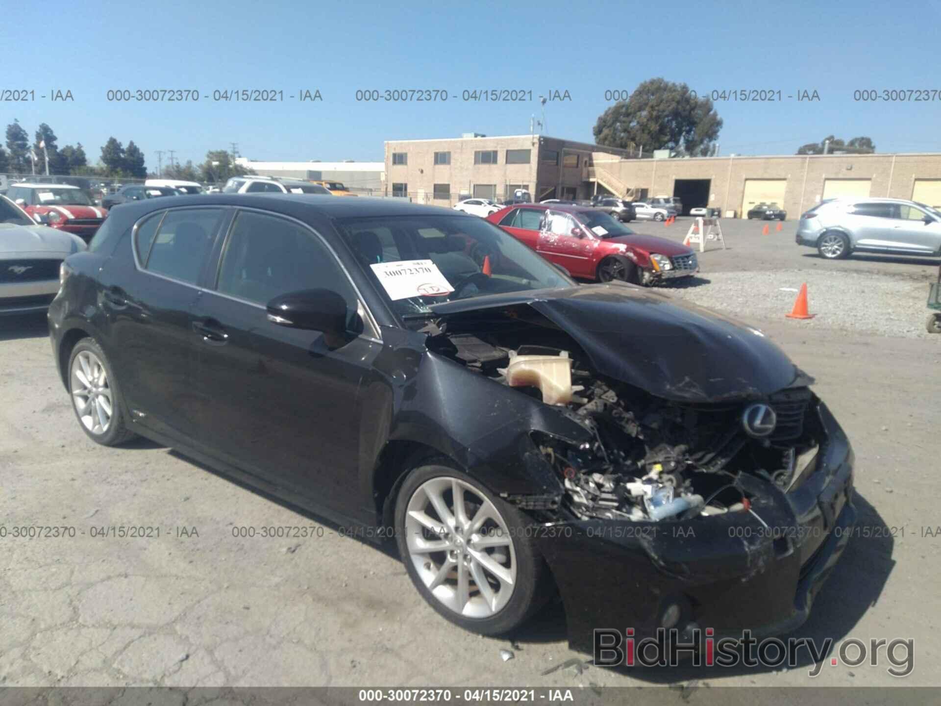 Photo JTHKD5BH0C2118943 - LEXUS CT 200H 2012