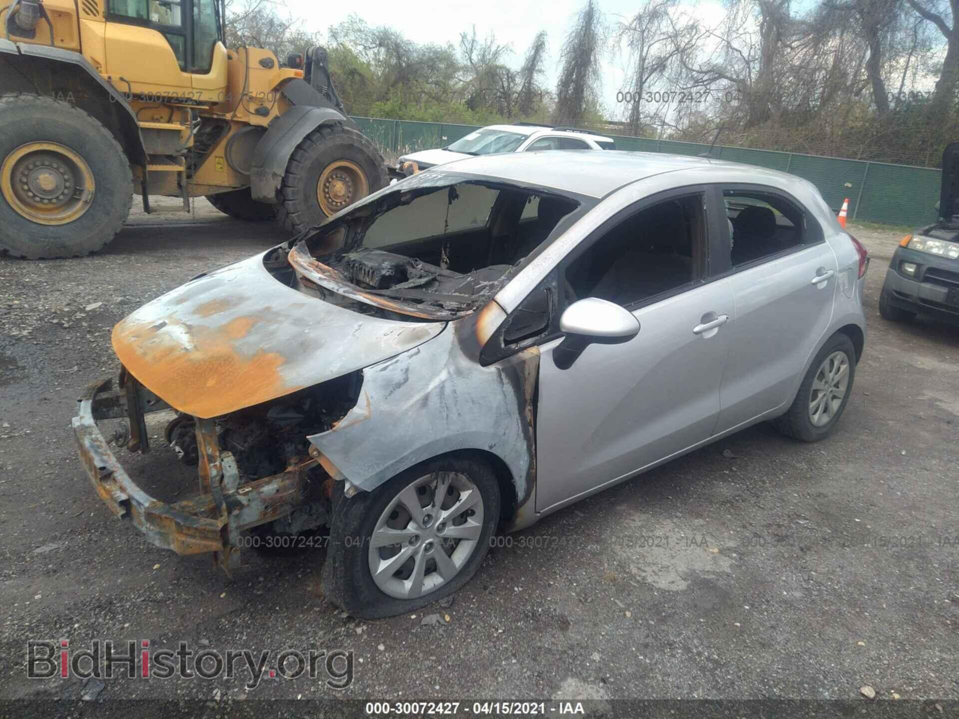2013 KIA RIO - VIN: KNADM5A38D6304544 - Фото 2