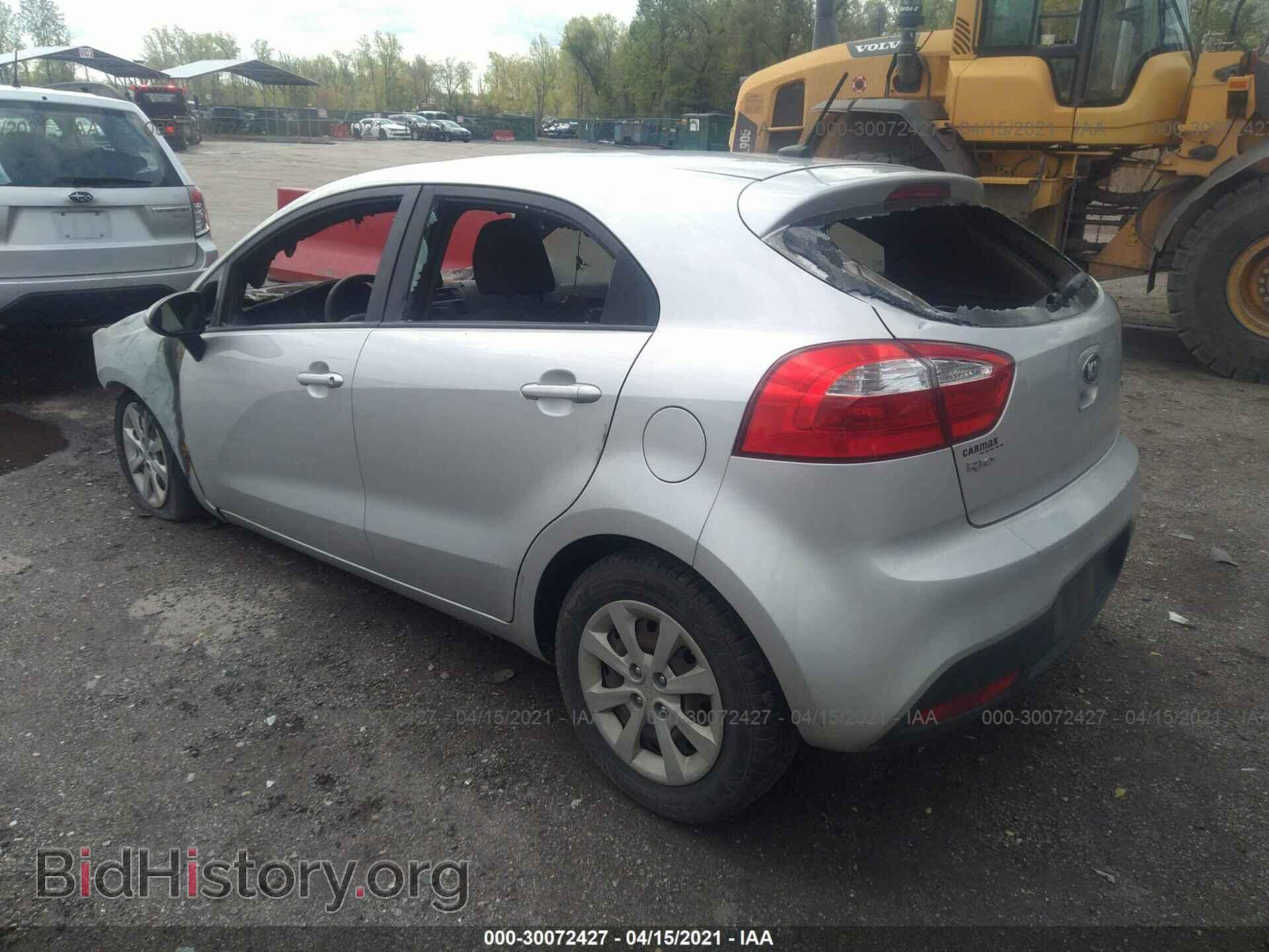 2013 KIA RIO - VIN: KNADM5A38D6304544 - Фото 3