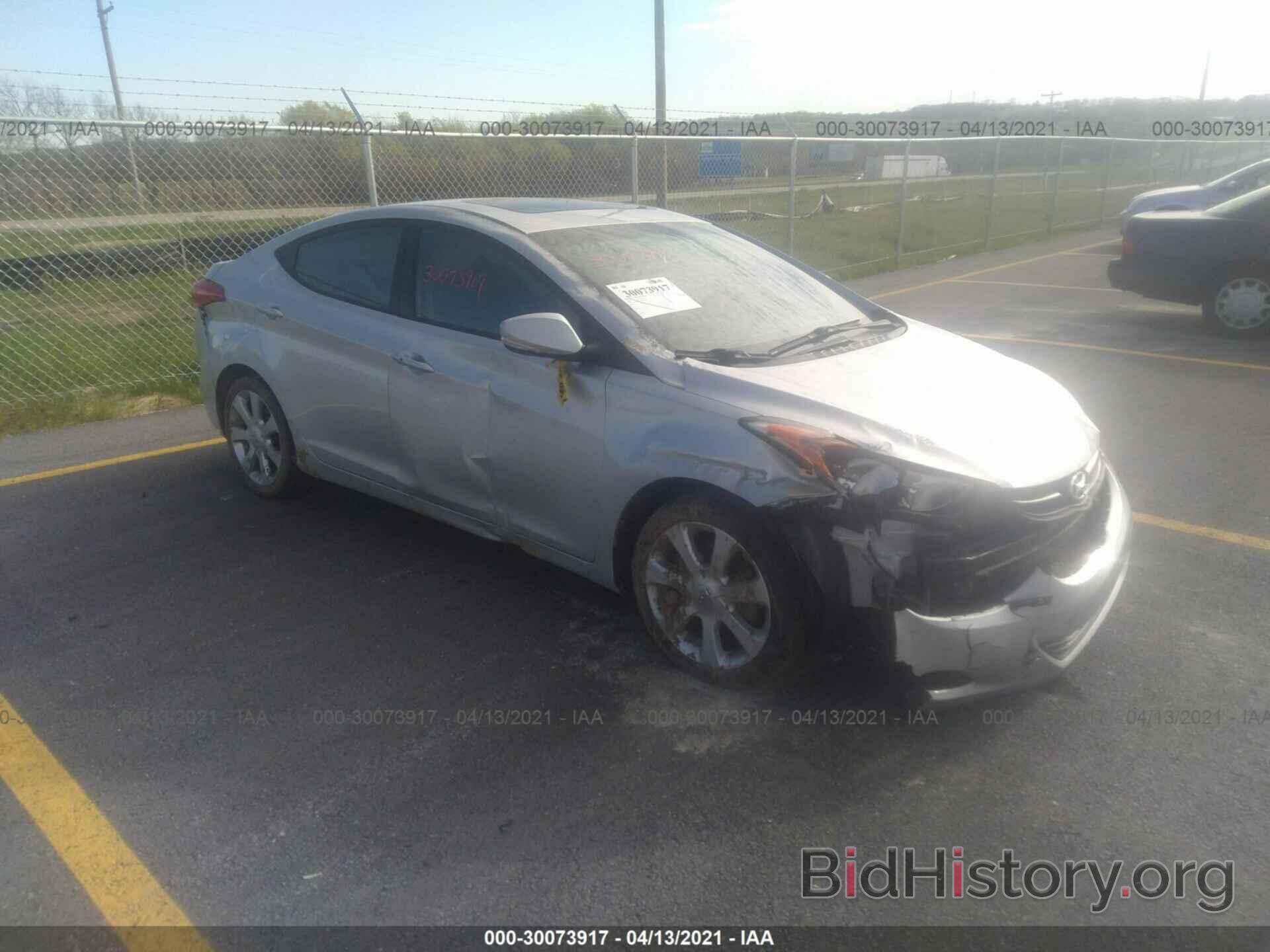 Photo KMHDH4AE0DU002854 - HYUNDAI ELANTRA 2013