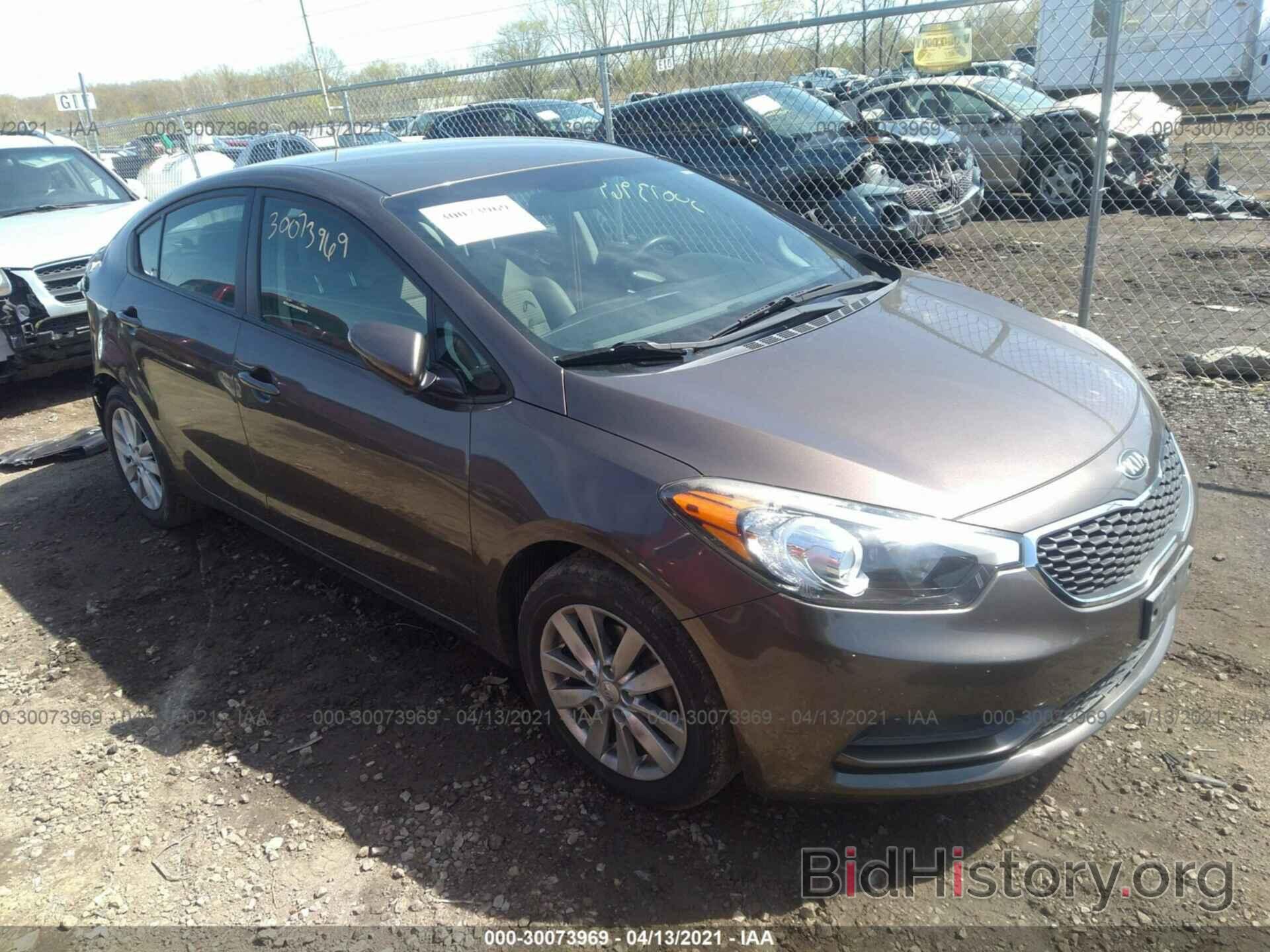 Photo KNAFX4A60E5212355 - KIA FORTE 2014