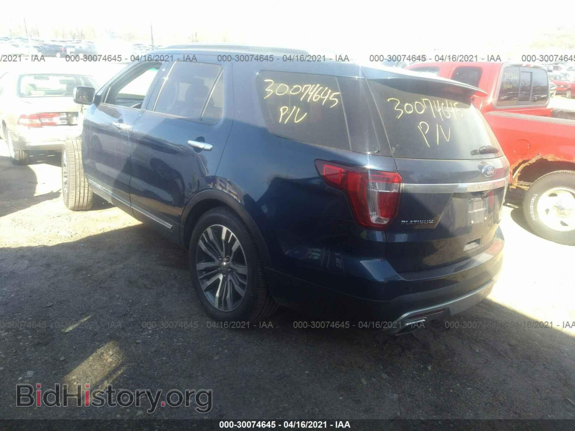 2016 FORD EXPLORER - VIN: 1FM5K8HT1GGB93043 - Фото 3