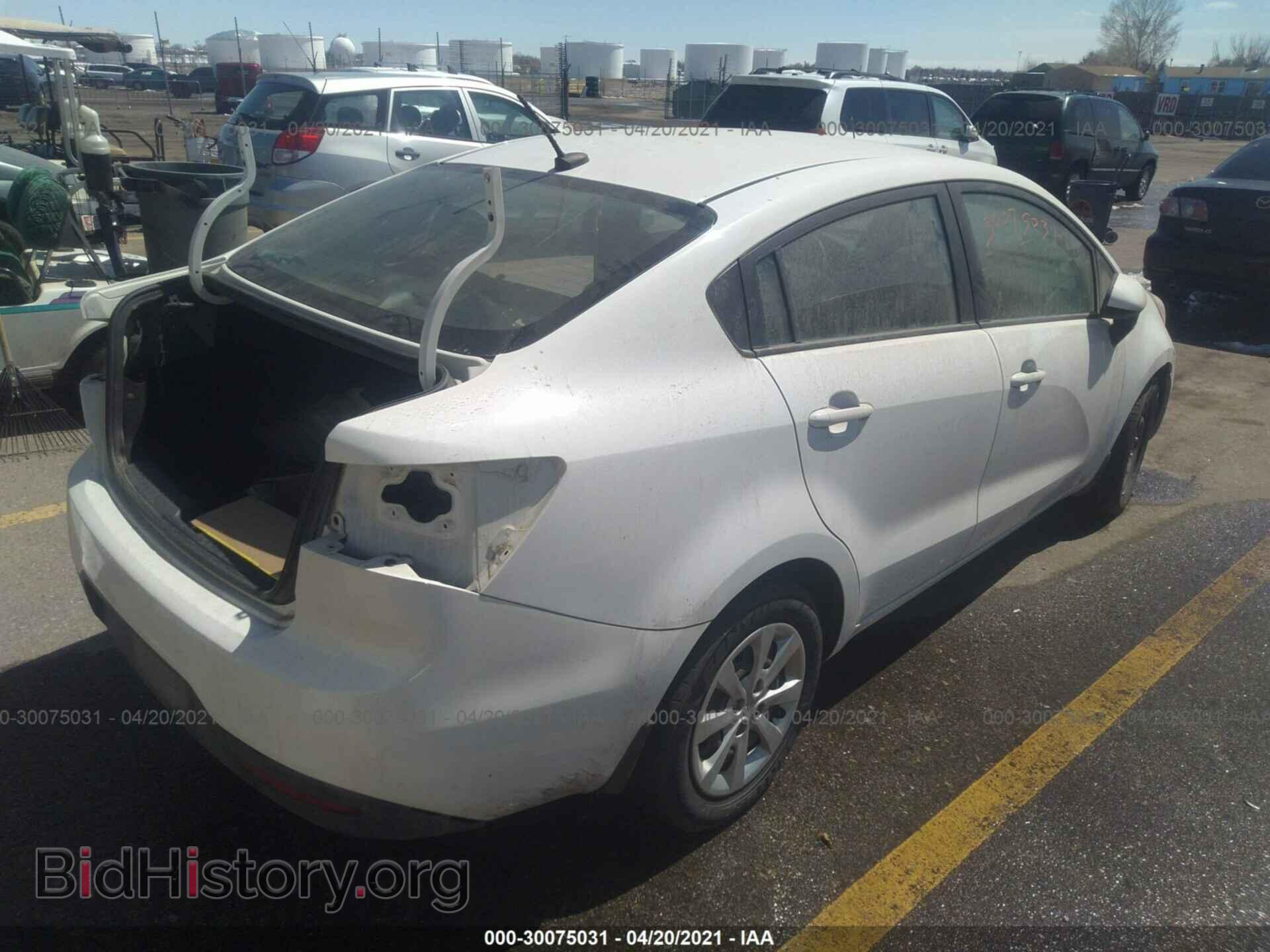 2013 KIA RIO - VIN: KNADM4A33D6197932 - Фото 4