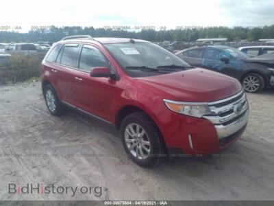 2012 Ford EDGE SEL, красный — VIN 2FMDK3JC2CBA15264, IAAI