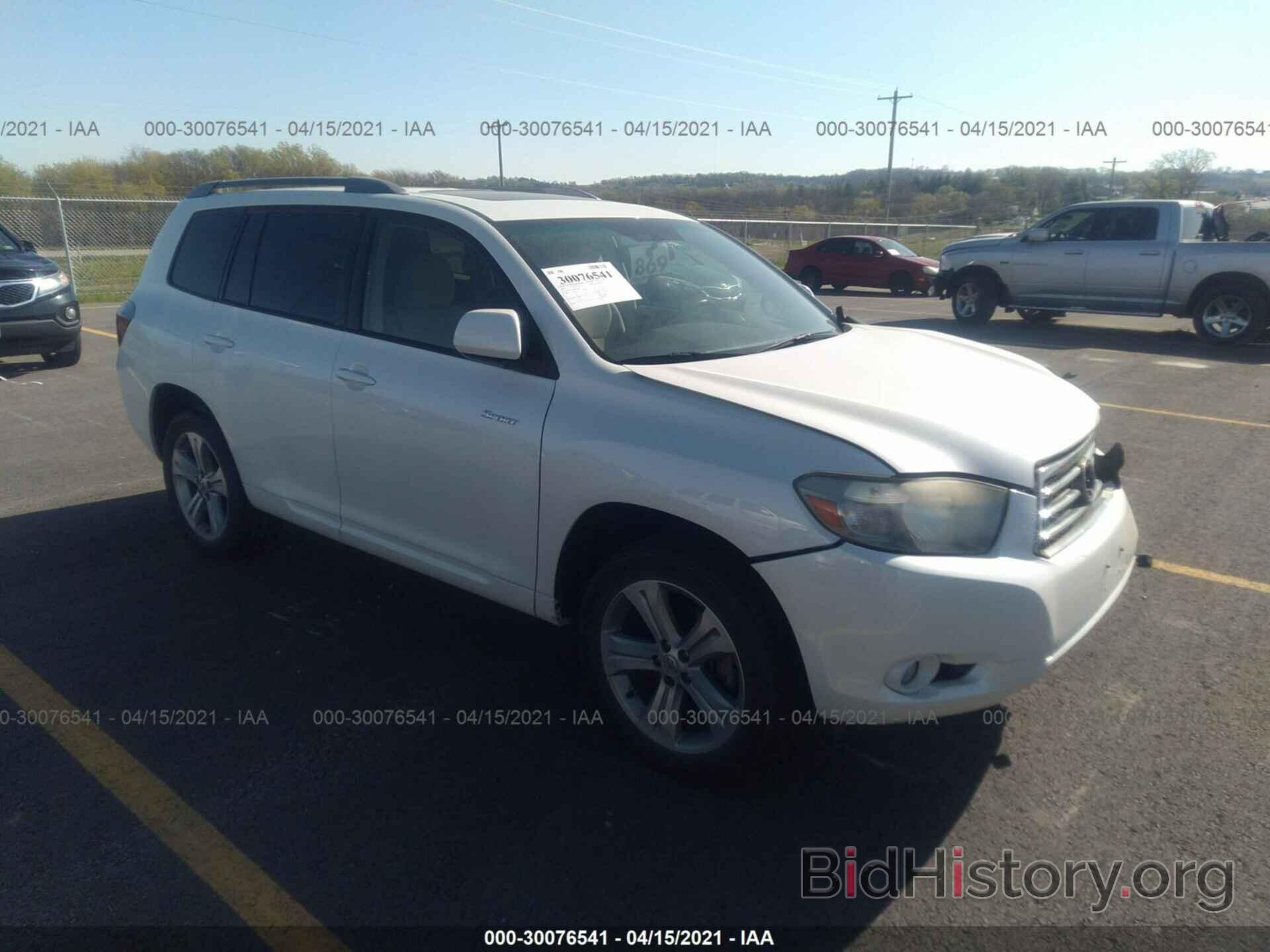 Photo JTEES43A882101052 - TOYOTA HIGHLANDER 2008