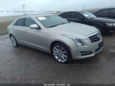 2013 Cadillac ATS Premium, бежевый — VIN 1G6AE5SX8D0127486, IAAI